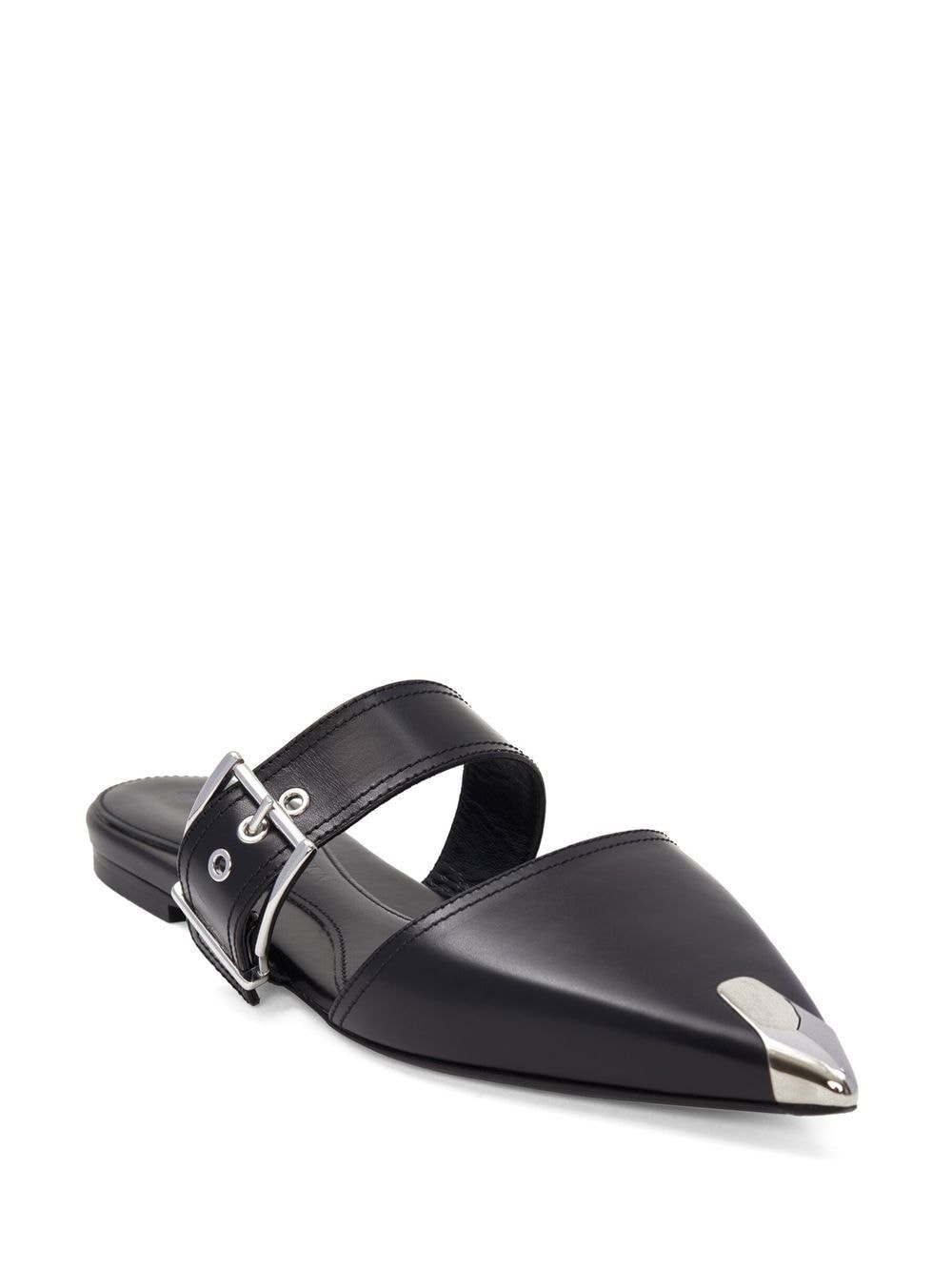 buckle-detail leather pumps - 2
