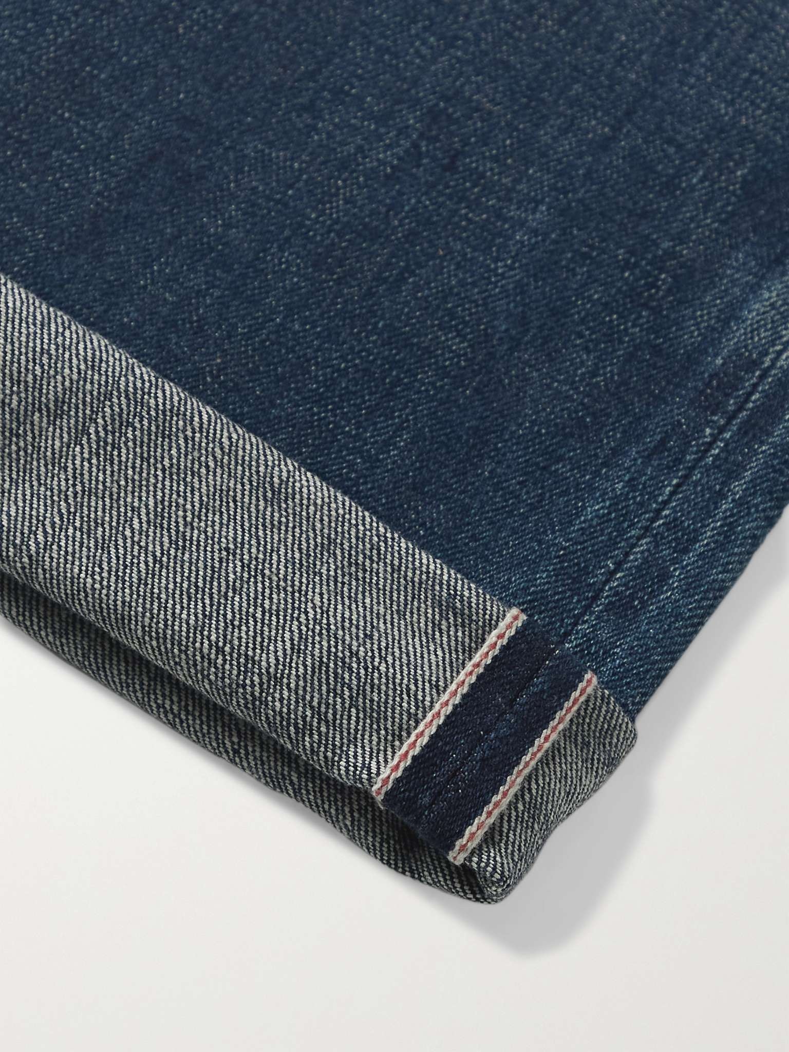 Distressed Selvedge Denim Jeans - 6