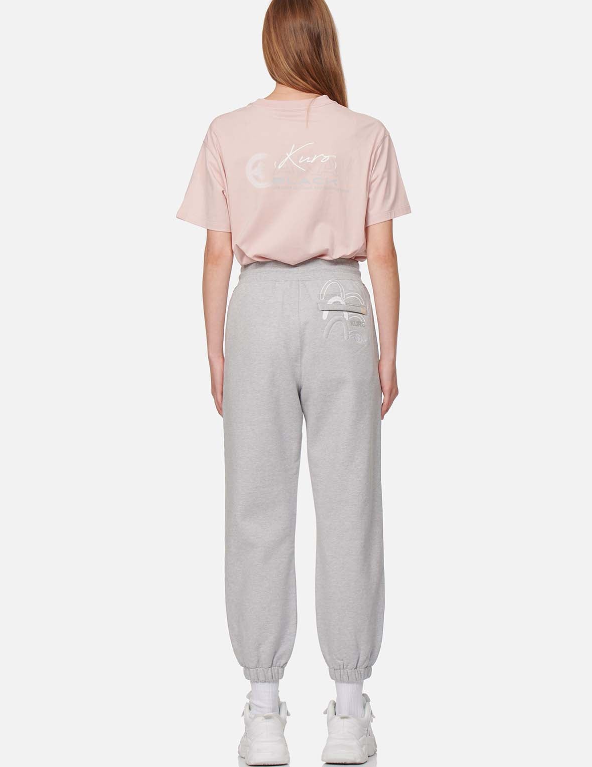 Triple Seagull Print and Embroidery Sweatpants - 6