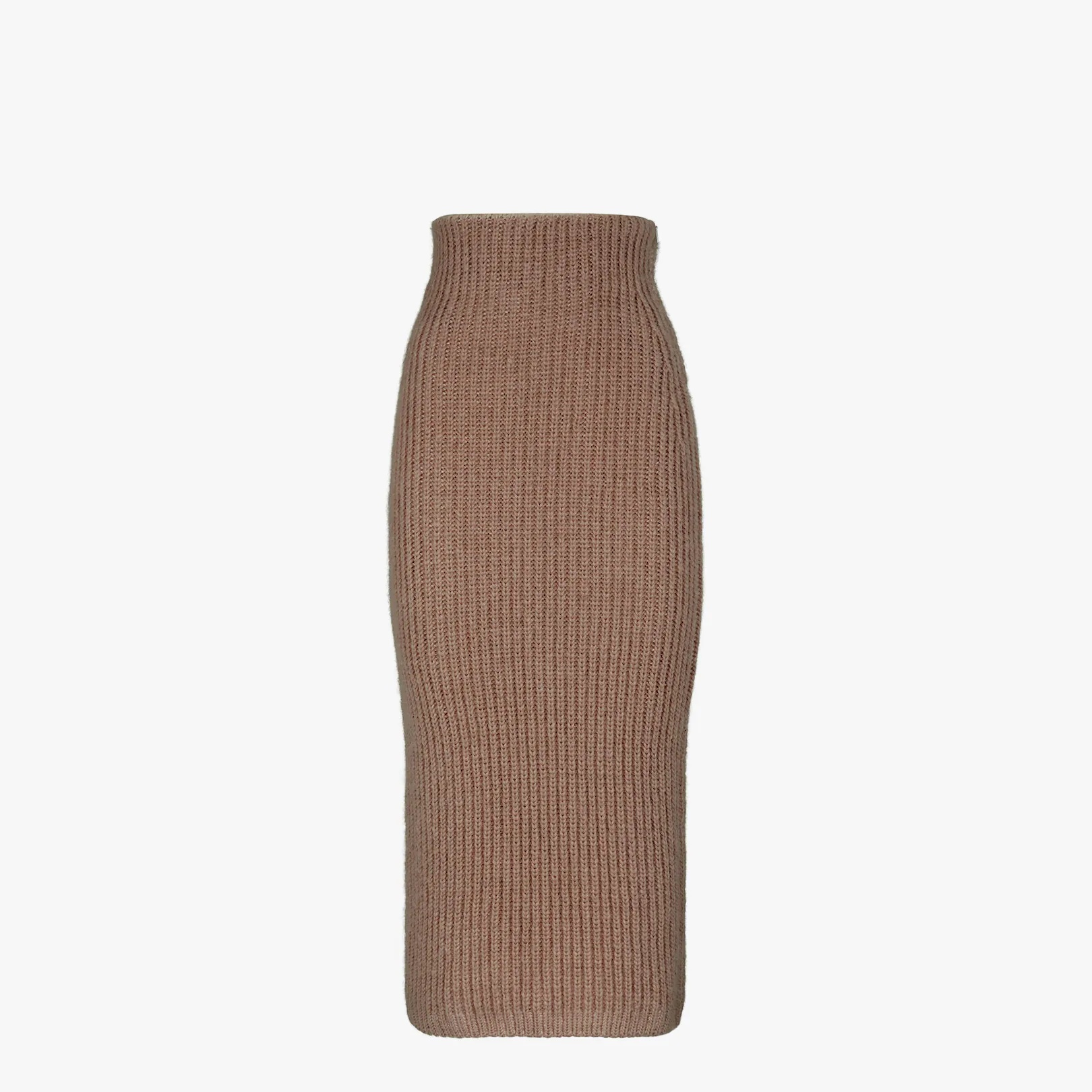 Brown mohair skirt - 1