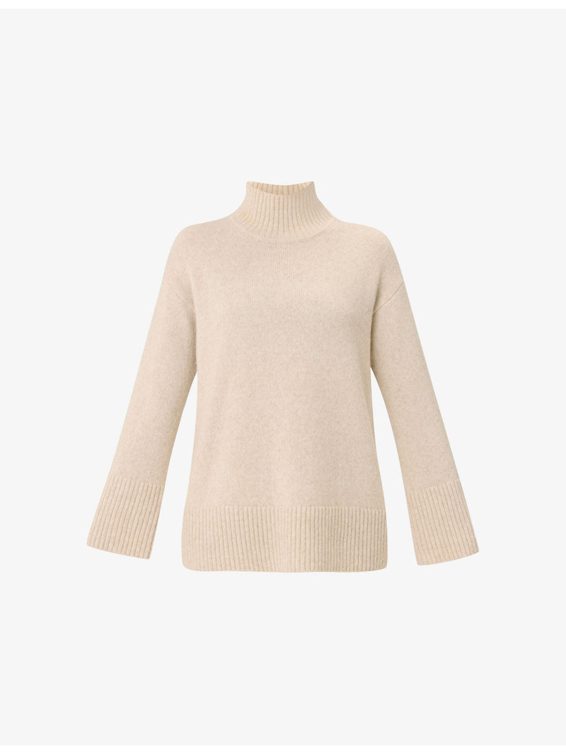 Alpine Funnel-Neck Knitted Jumper 1