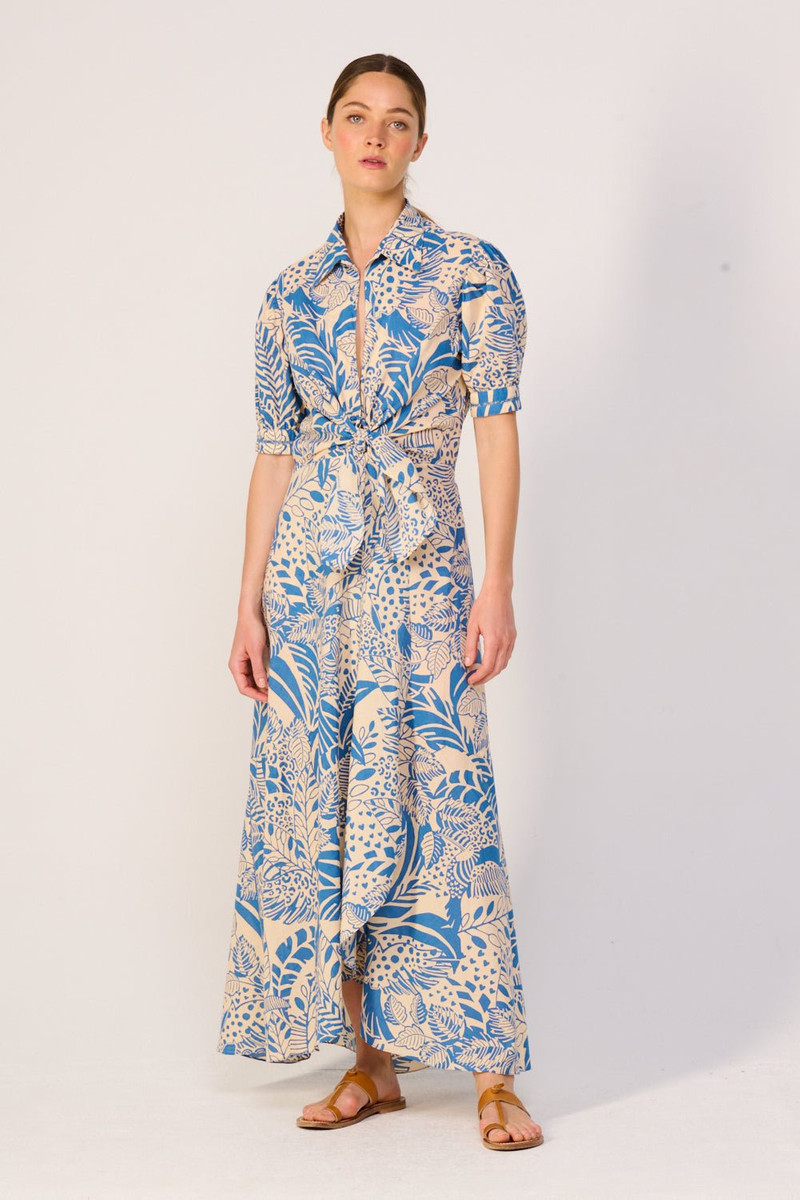 Long Dress Eren - Blue Toucan 3