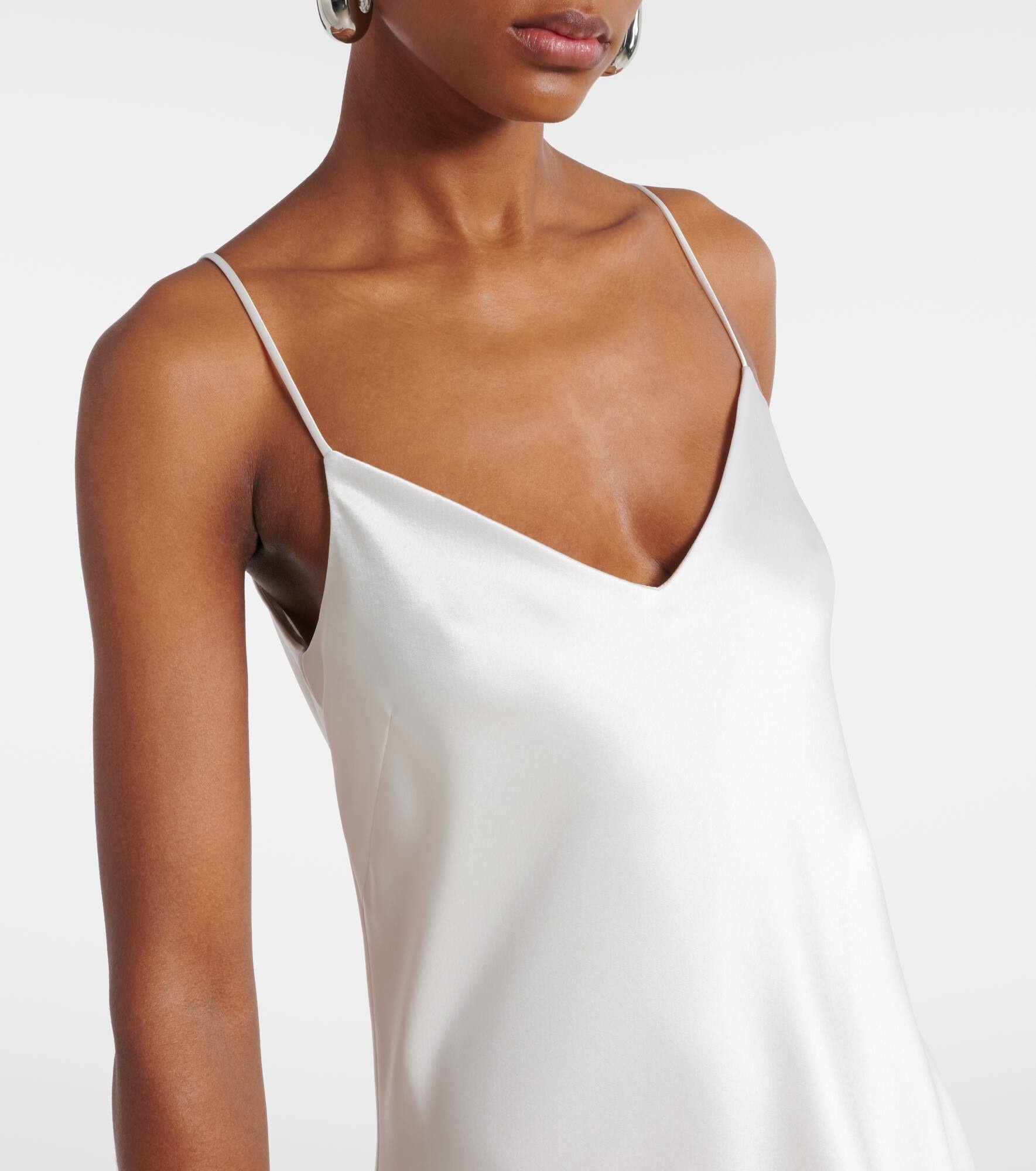 Satin slip dress - 4