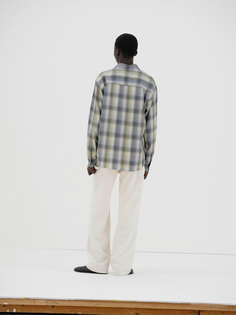 SUPER LIGHT WOOL CHECK SHIRT 5