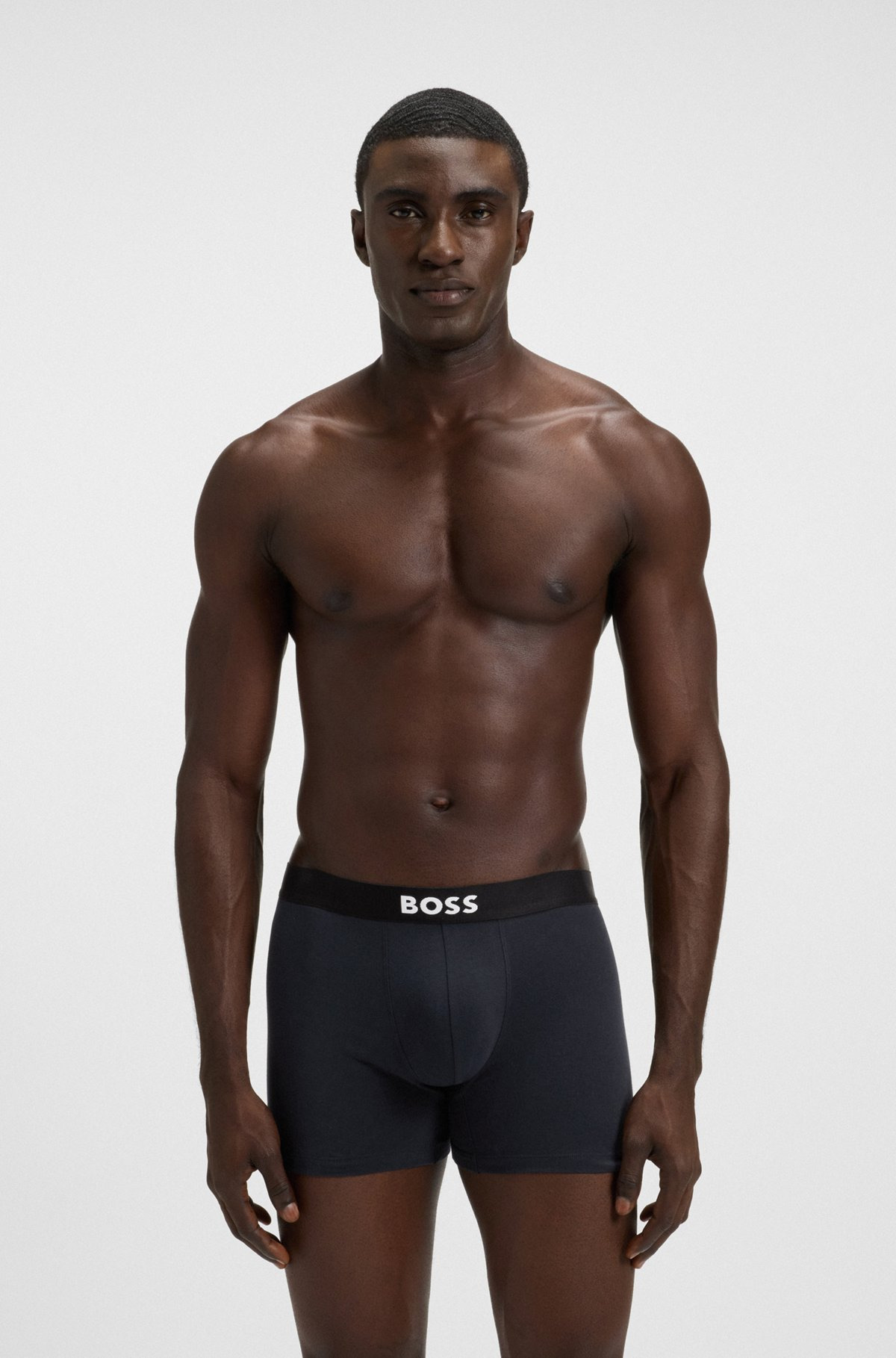 THREE-PACK OF BOXER BRIEFS IN STRETCH COTTON - 7