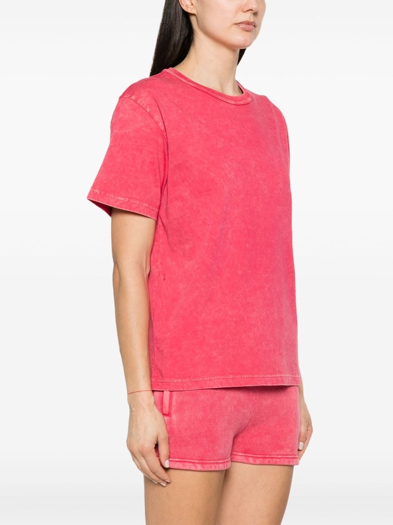 logo-print faded-effect T-shirt 3
