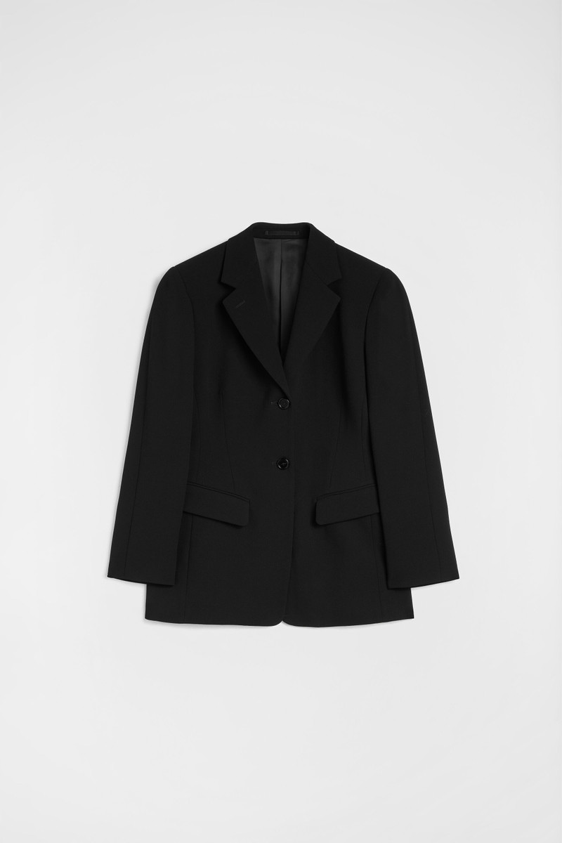 Wool Sablé Tailored Jacket 1