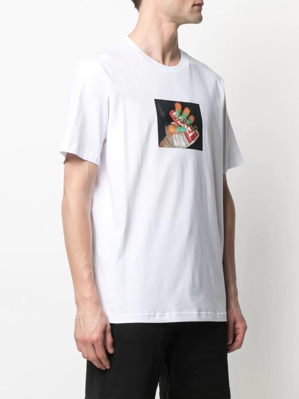 photo-print cotton T-shirt - 3