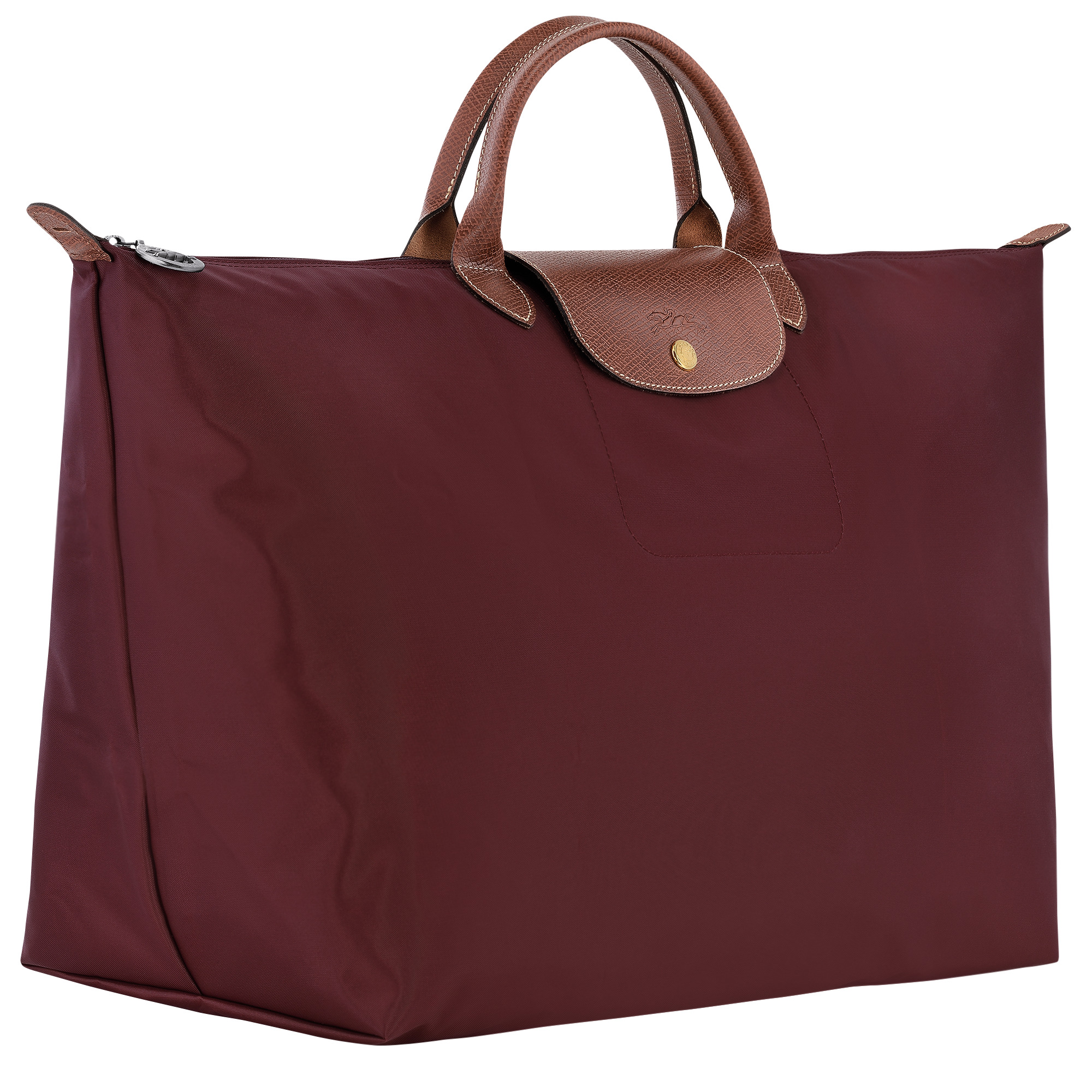 Le Pliage Original S Travel bag Burgundy - Recycled canvas - 3