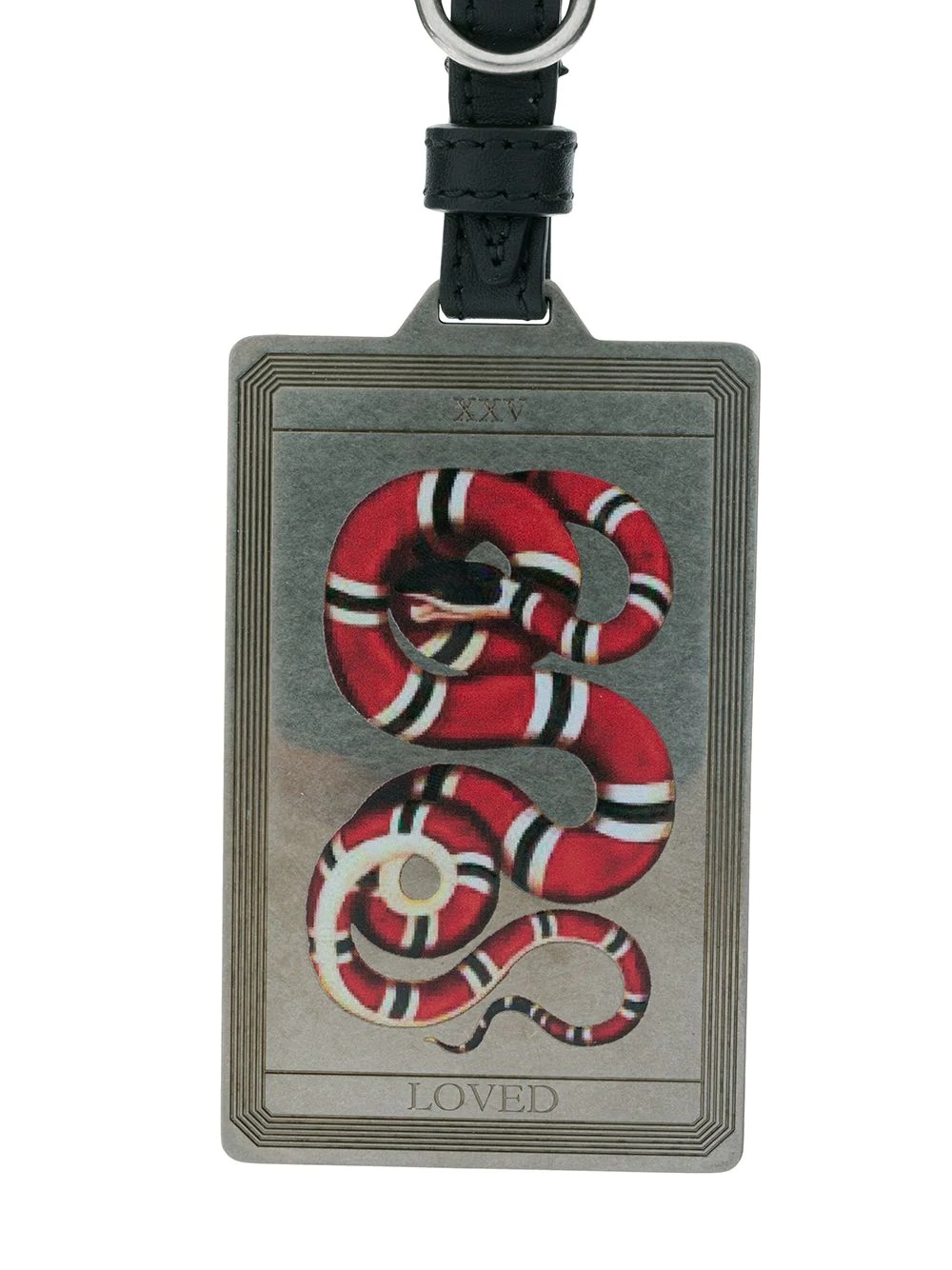 embroidered luggage tag - 2