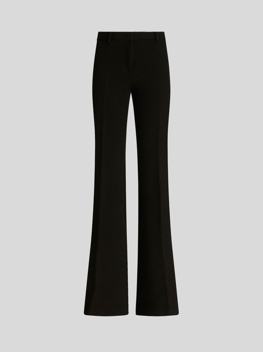 FLARED WOOL TROUSERS - 1