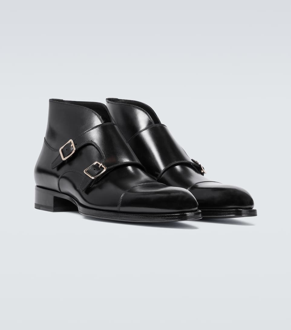 Sutherland double monk strap shoes - 5