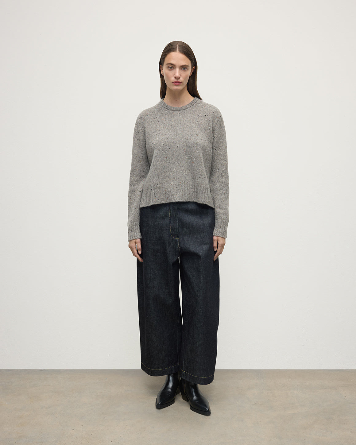 Donegal Cashmere Grey Jumper - 2