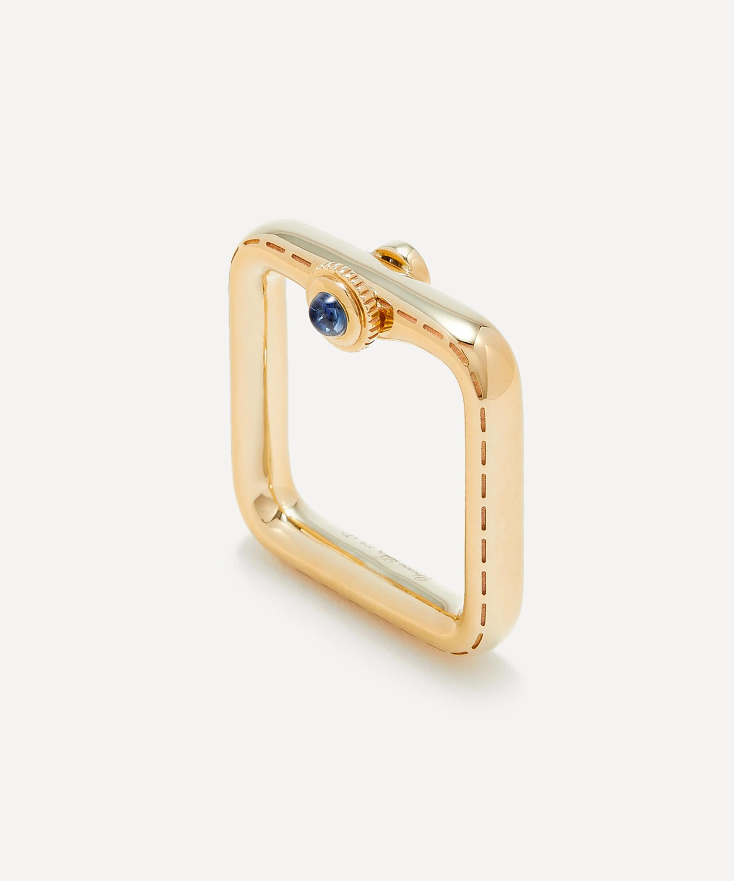 9ct Gold Blue Sapphire Ring - 1