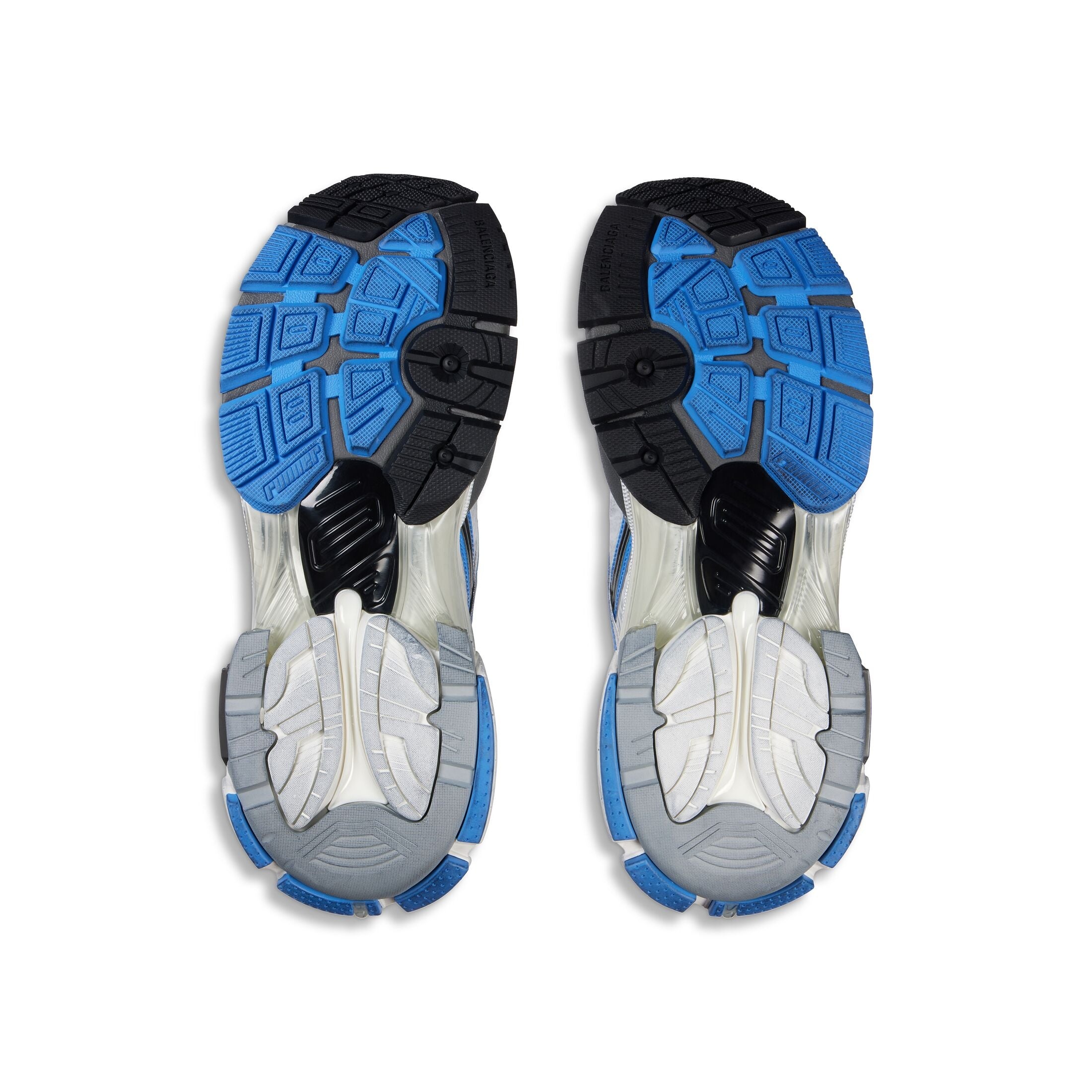 Balenciaga Runner Sneakers 'Blue and Grey Nylon and Suede Like Fabric' 772774-W3RNY4912 - 5