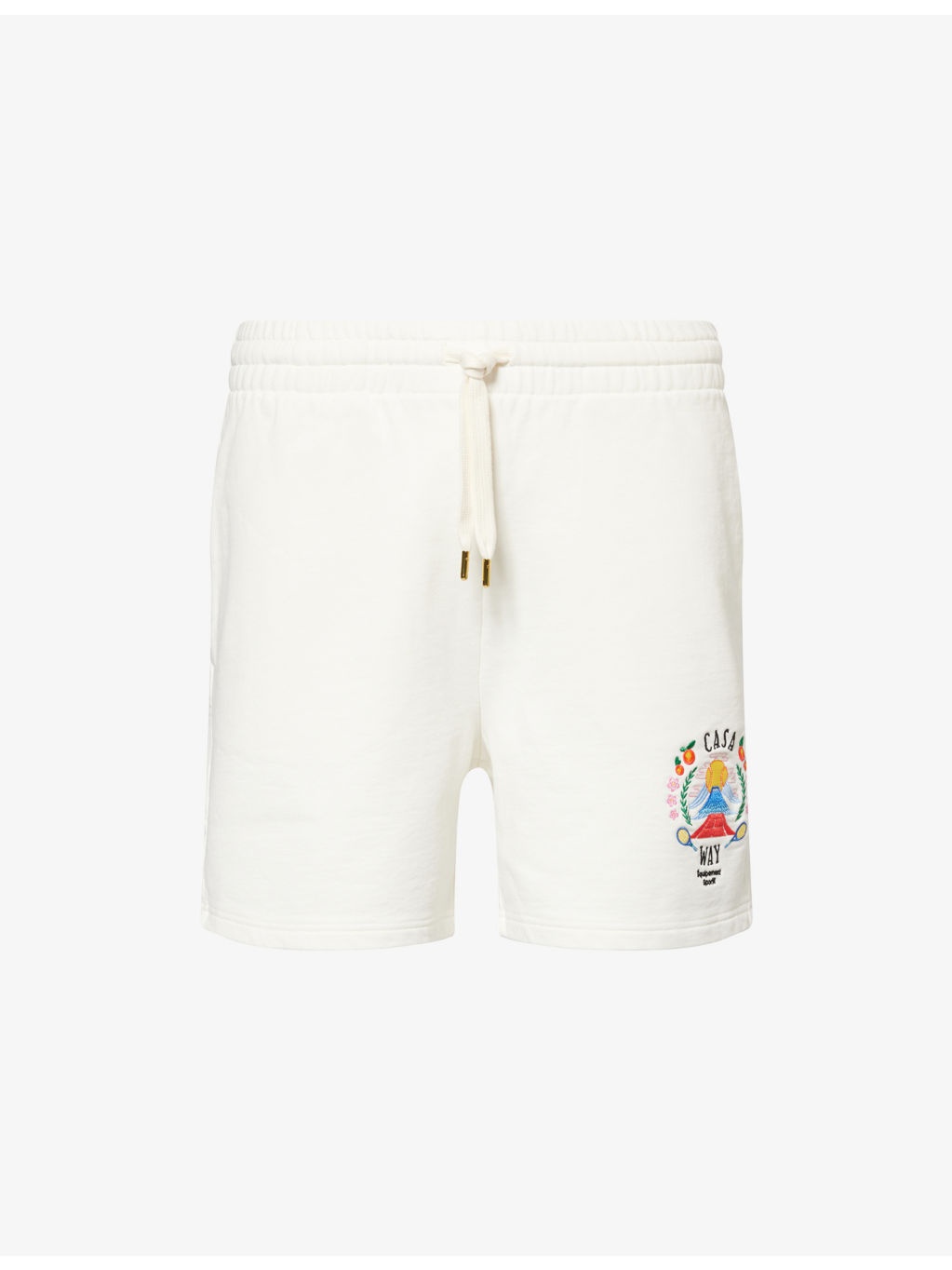Casa Way Mountain Cotton-Jersey Sweat Shorts - 1