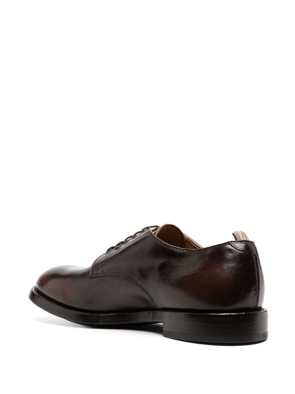 leather derby shoes - 3