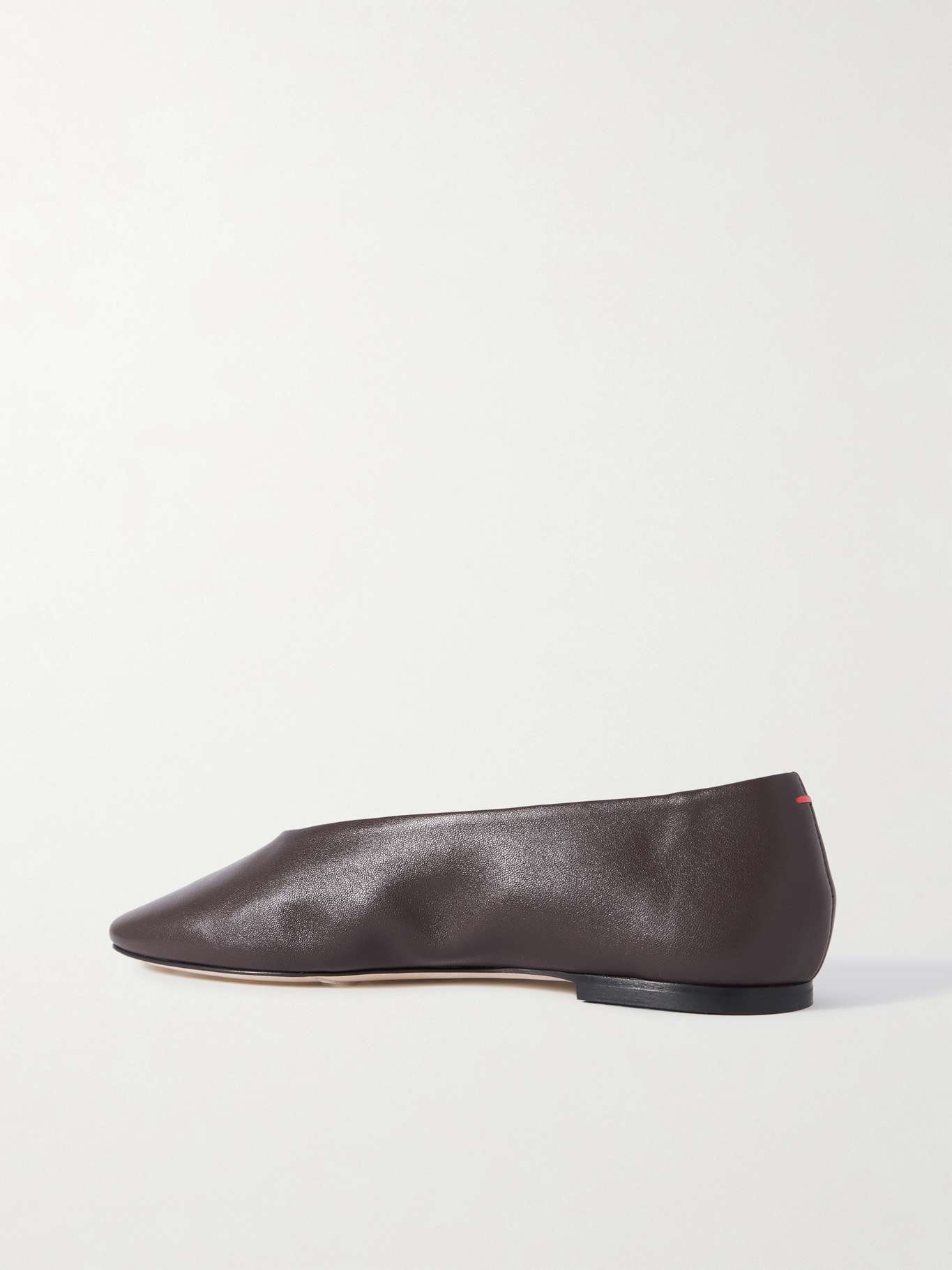 Kirsten leather ballet flats Chocolate - 3