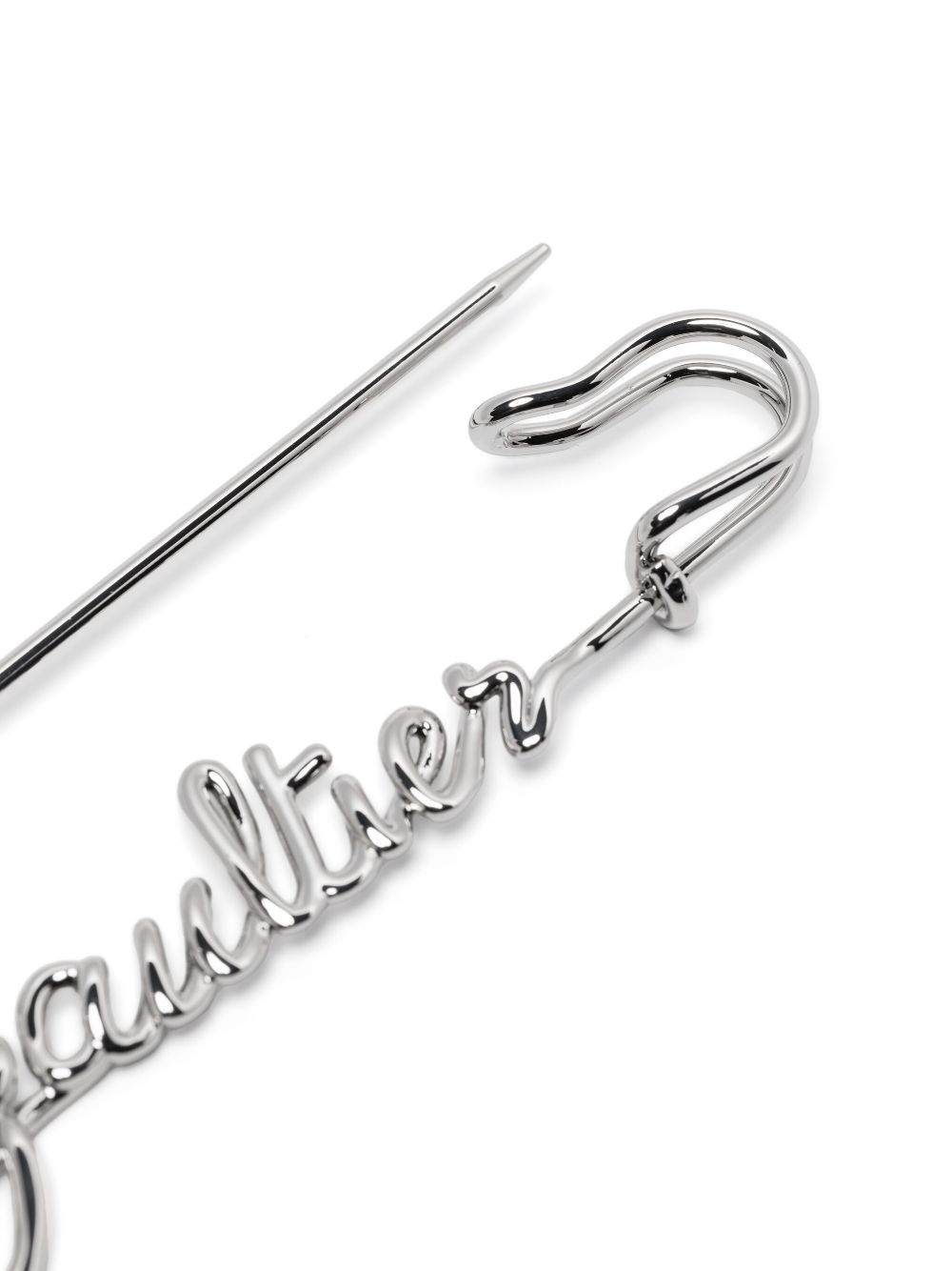 logo-embellished safety pin - 2