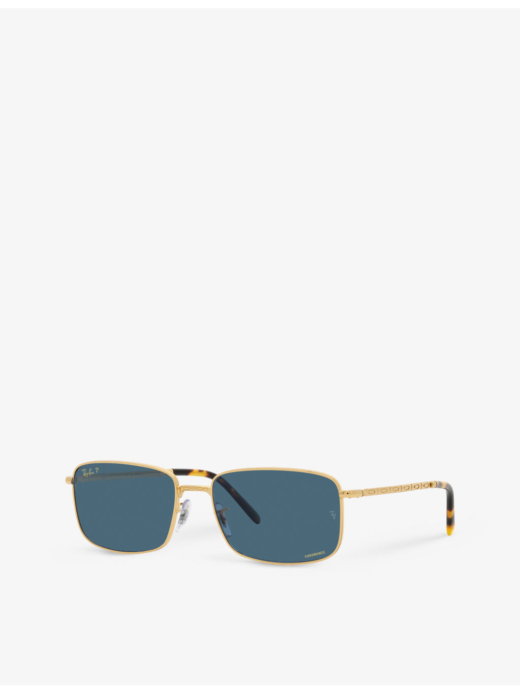 RB3717 rectangle-frame metal sunglasses - 2