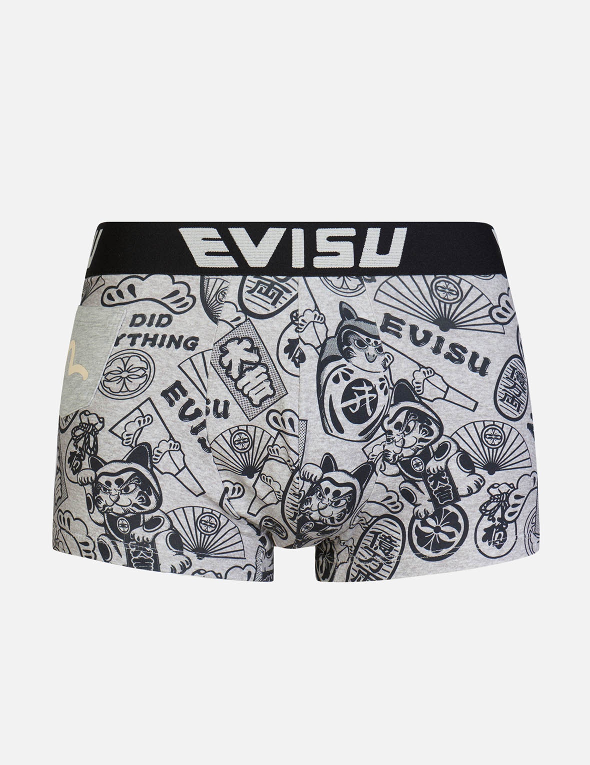 TWO-PACK ALLOVER EVISU SQUAD PRINT TRUNKS - 3