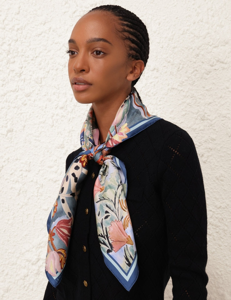 Zimmermann PRINTED SILK SQUARE 90 outlook