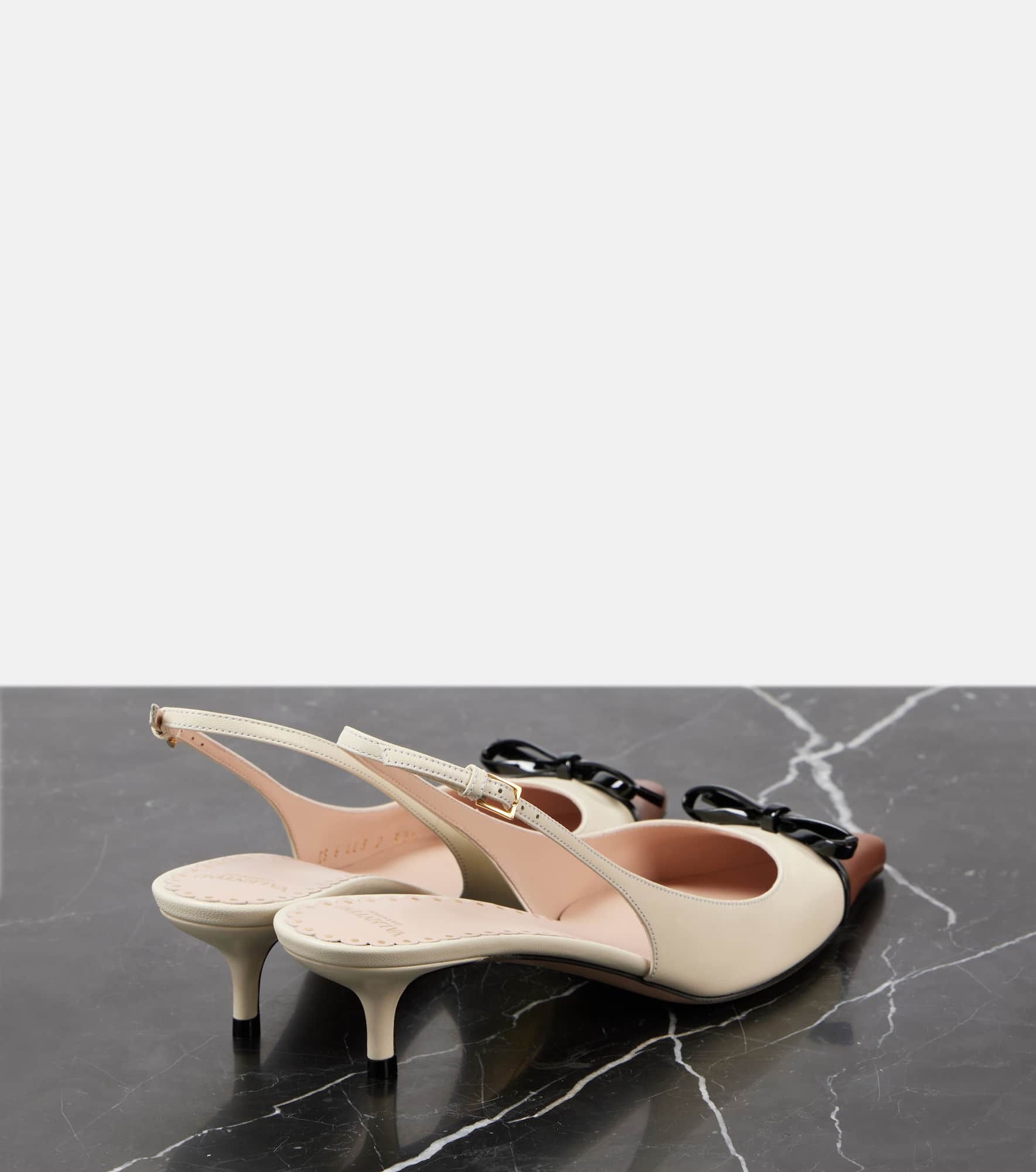 Bepointy 45 leather slingback pumps - 2