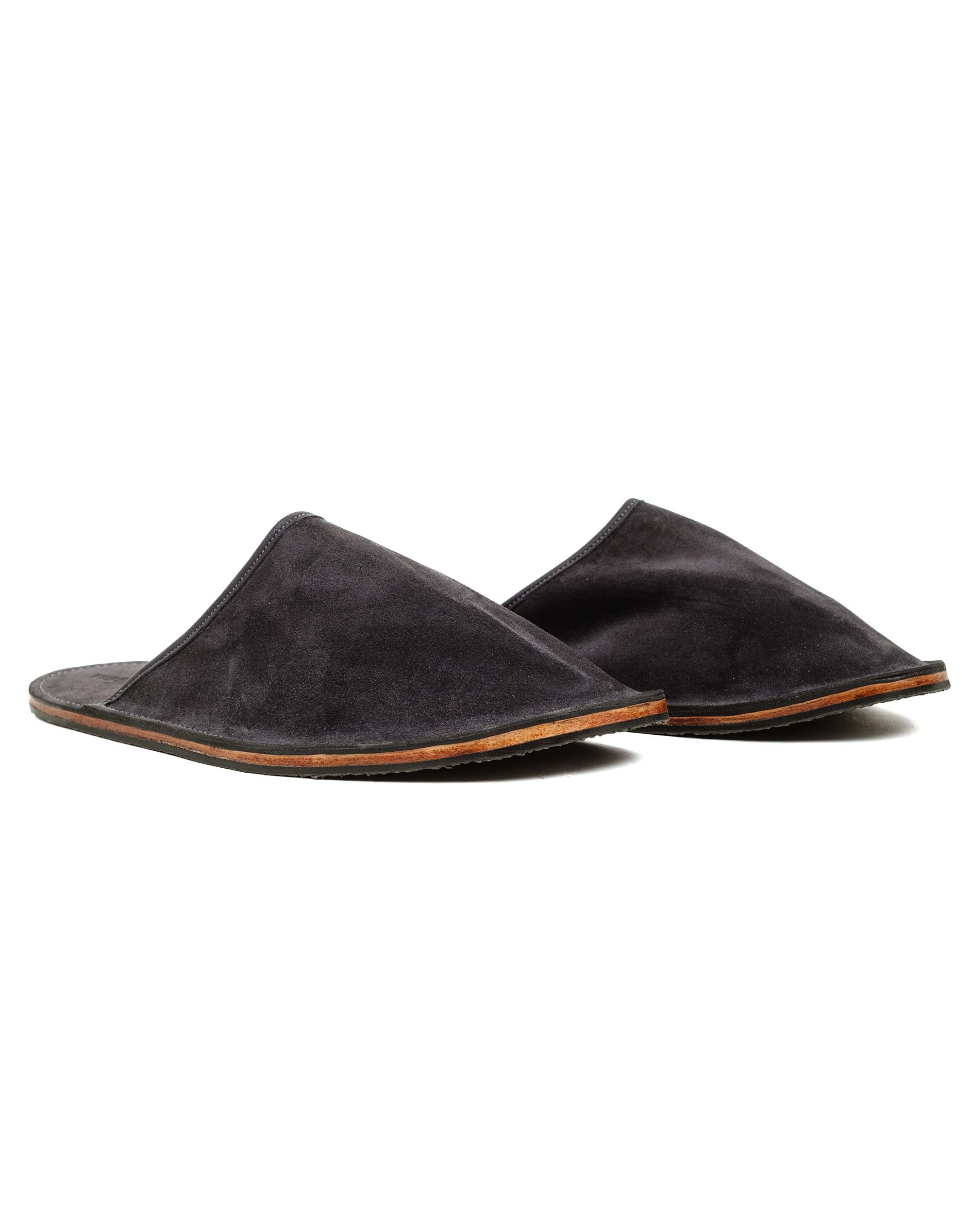Slide Storm Grey Janus Calf Suede - 2