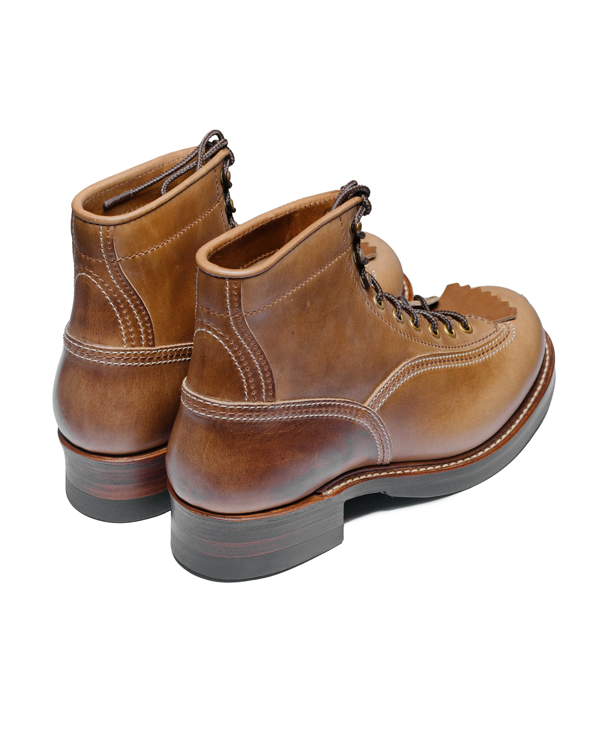 Donkey Puncher Boots Horween Leather CXL Natural - 3
