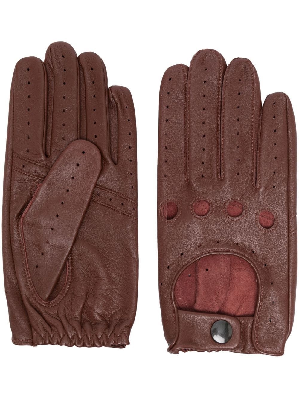 perforated driving gloves - 1