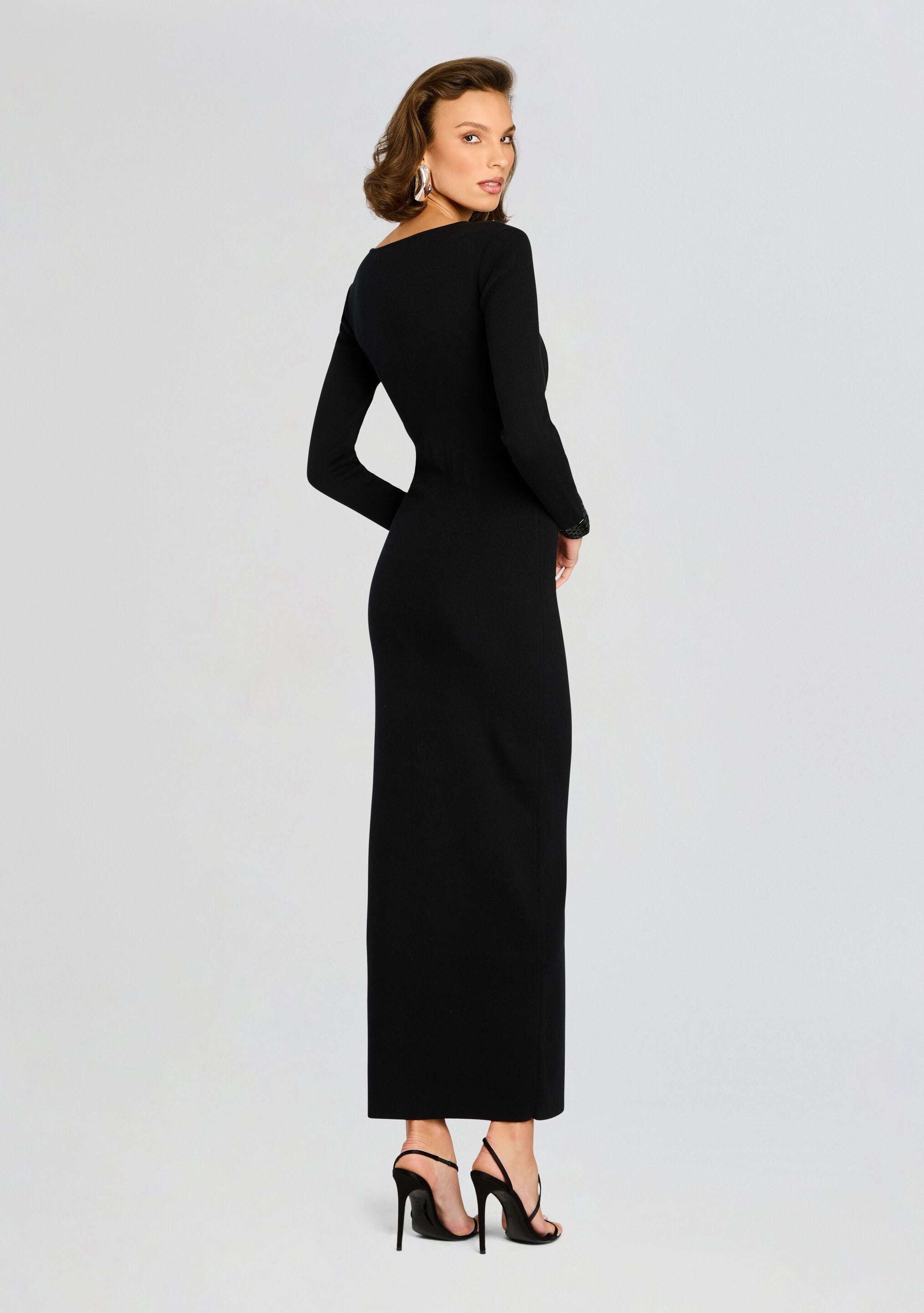 RAELLE EMBELLISHED KNIT DRESS - 5