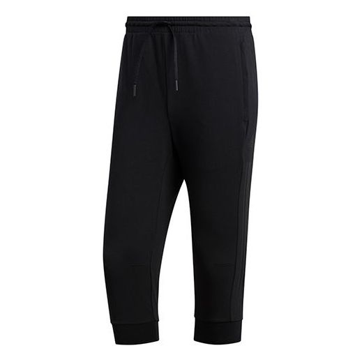 adidas M PNT 34 DK 3S Training Running Sports Slim Fit Cropped Pants Black FT2839 - 1