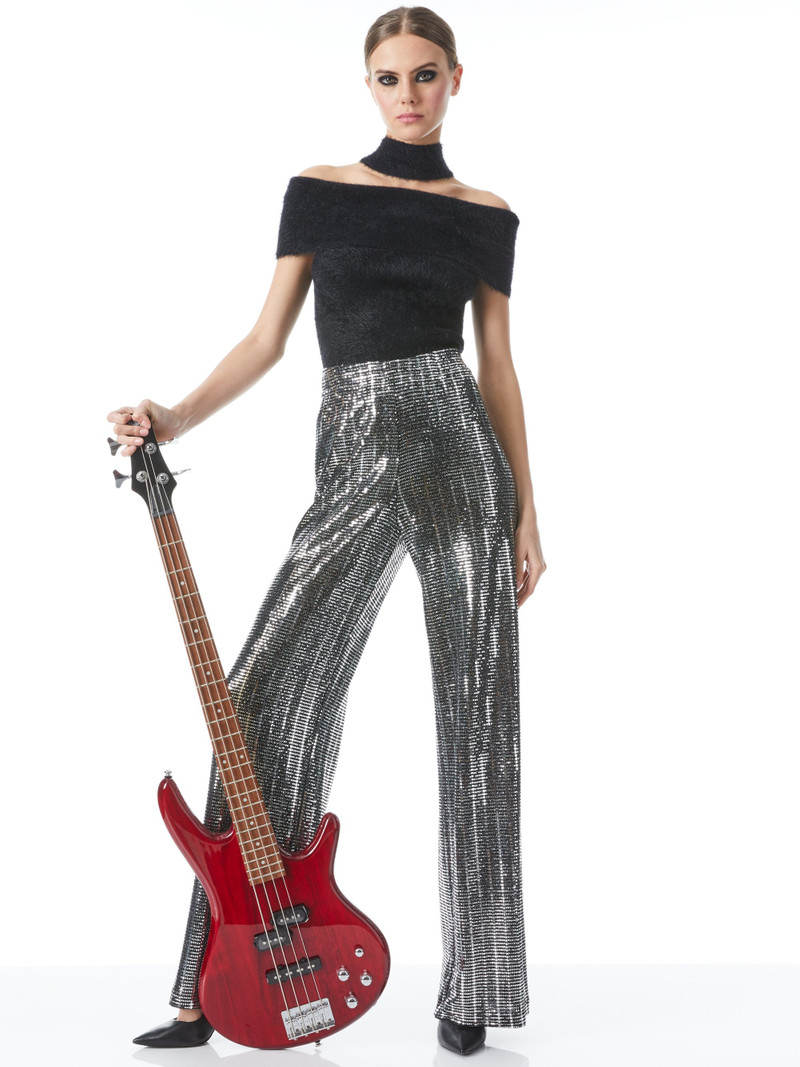 Alice + Olivia ELBA WIDE LEG PANT outlook