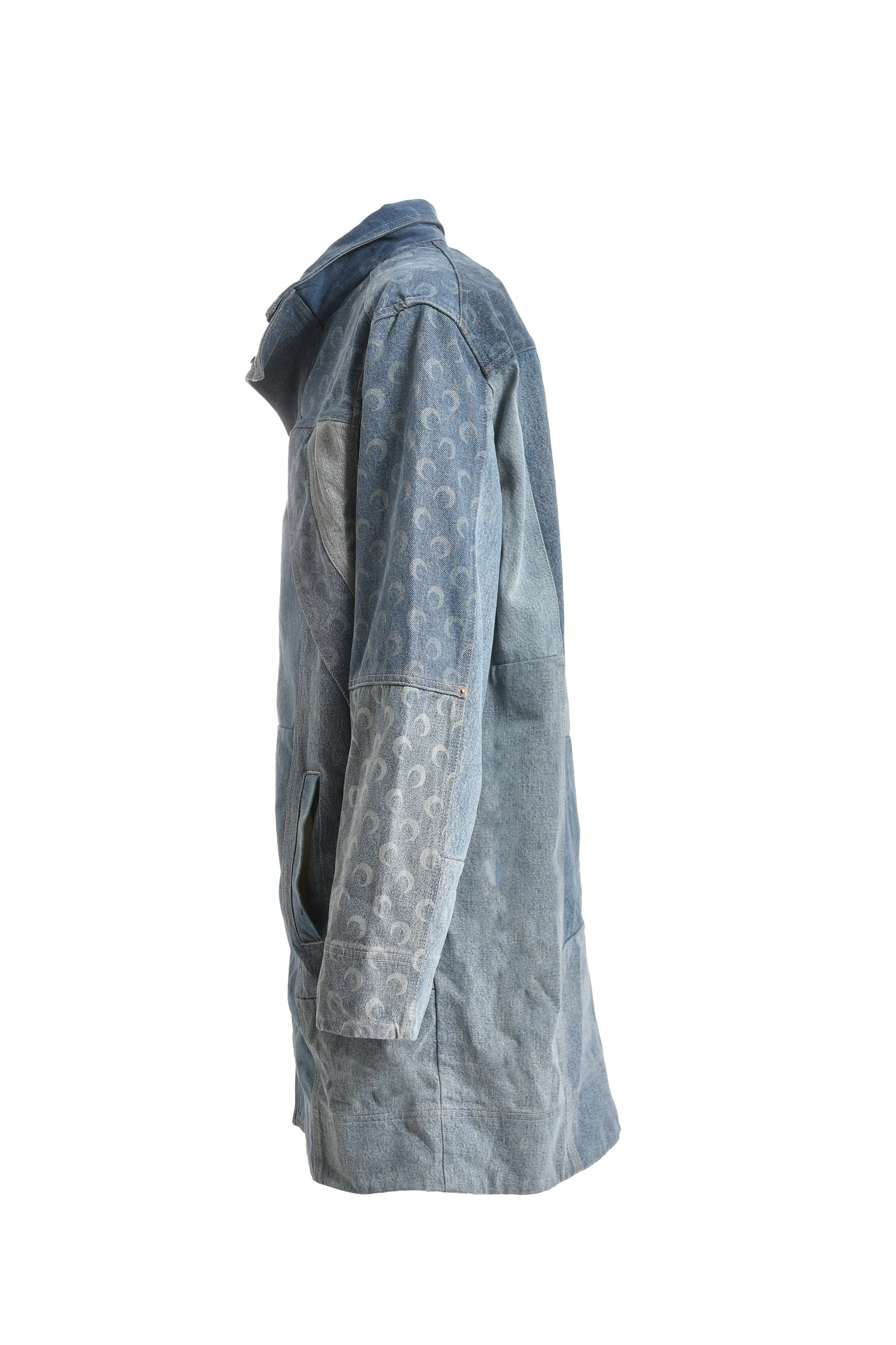 REGENERATED DENIM PARKA / GR30 - 6