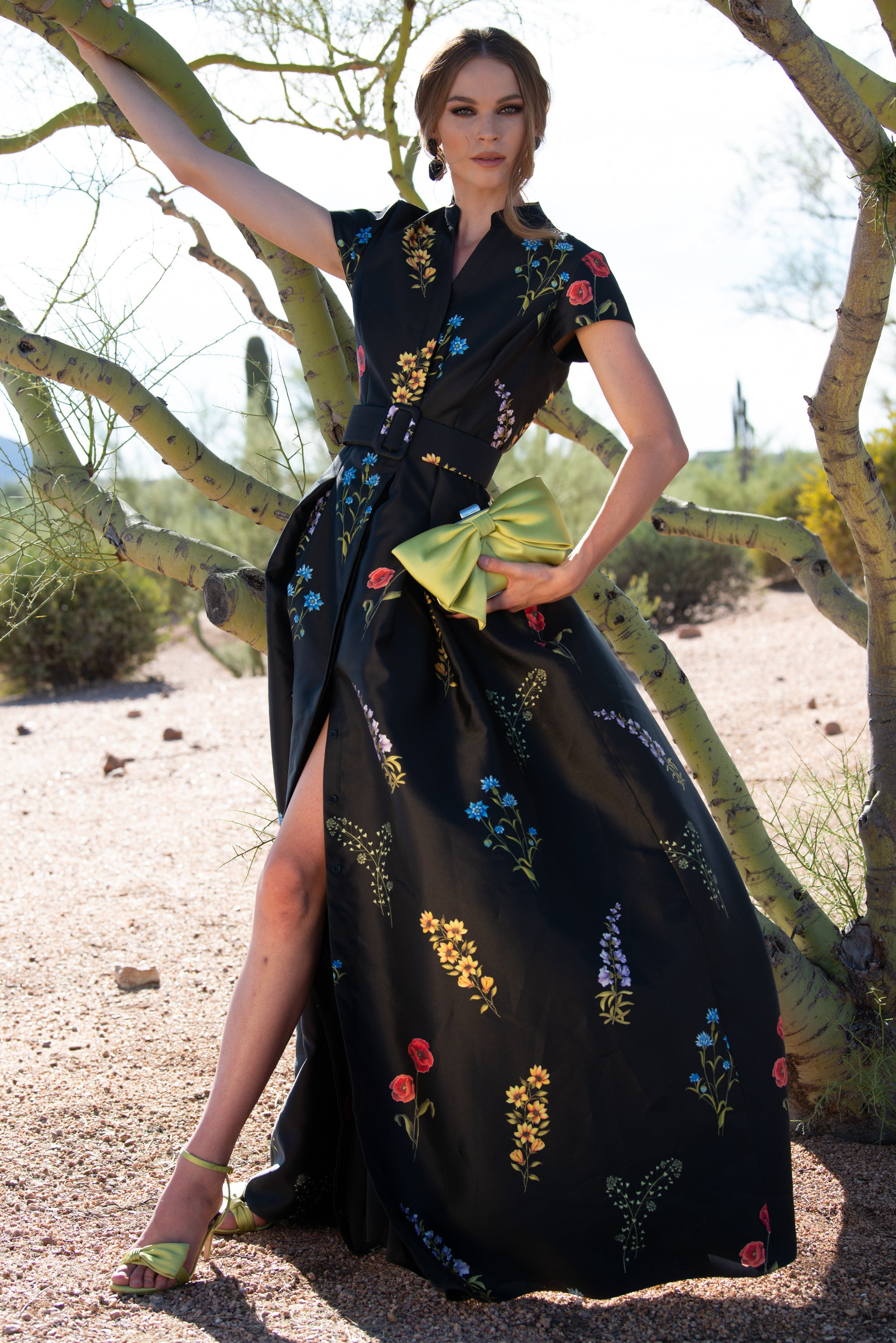 Marta Gown - Noir Bouquet - 2