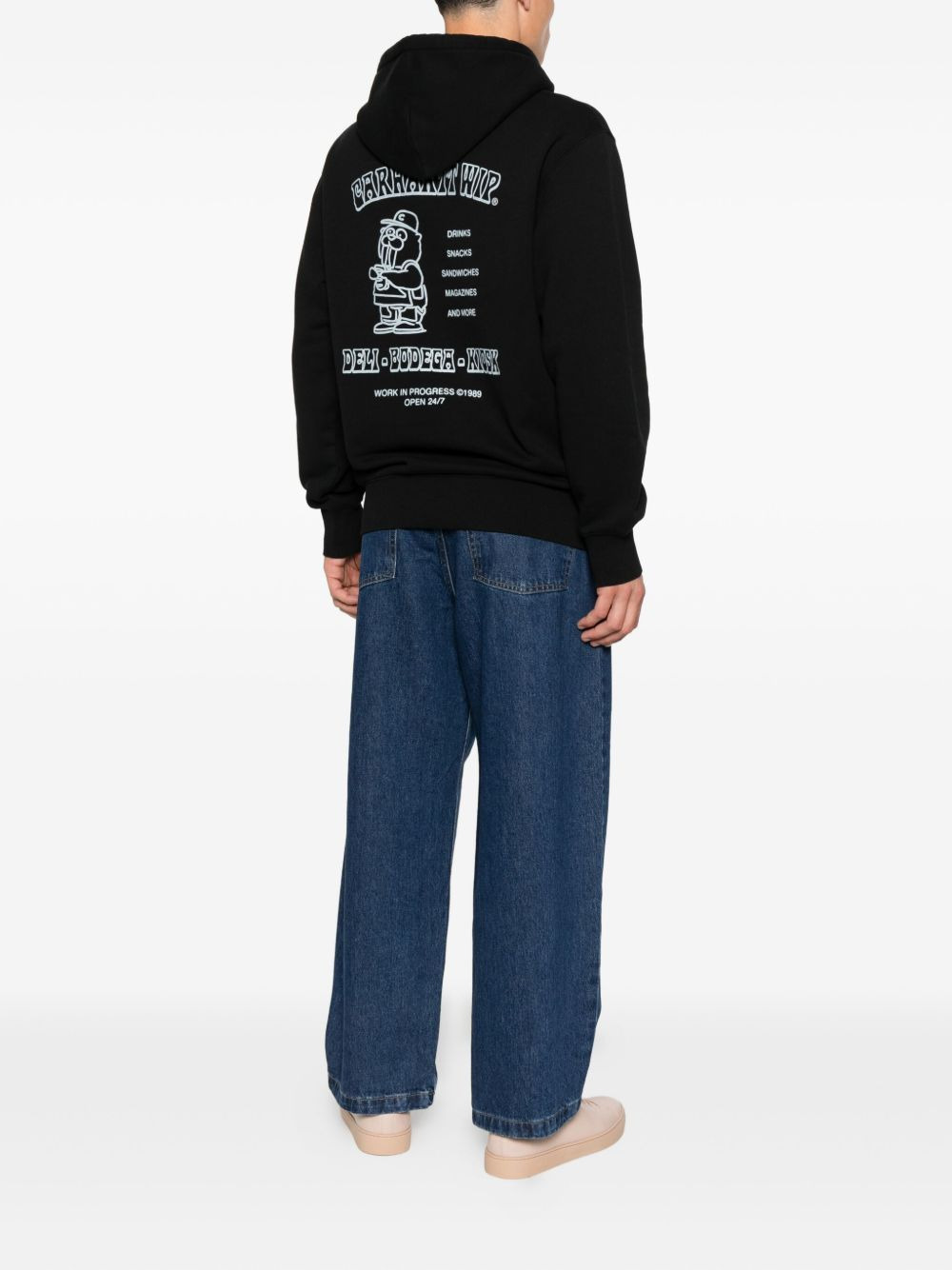 Sandwich logo-print hoodie - 2