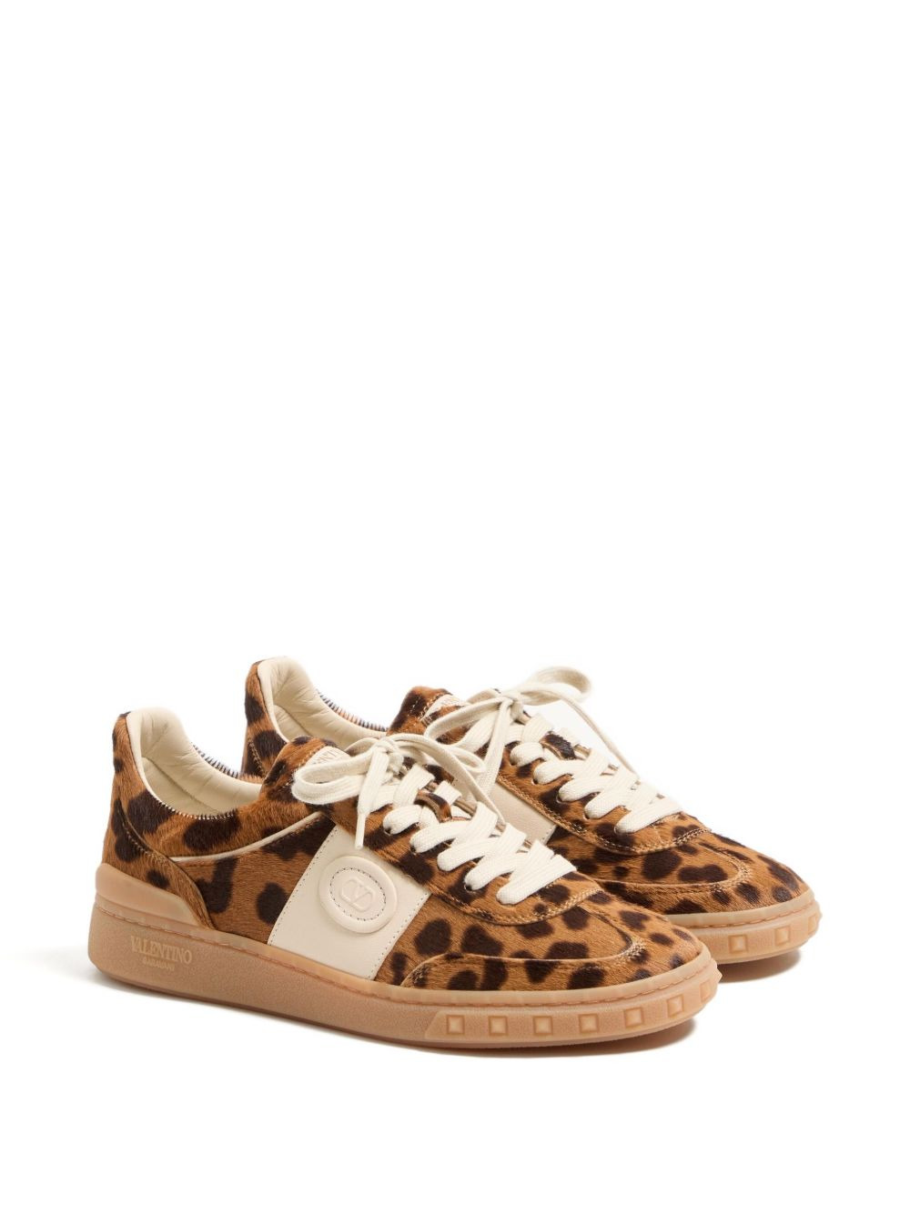 Upvillage animalier-print calfskin sneakers - 2