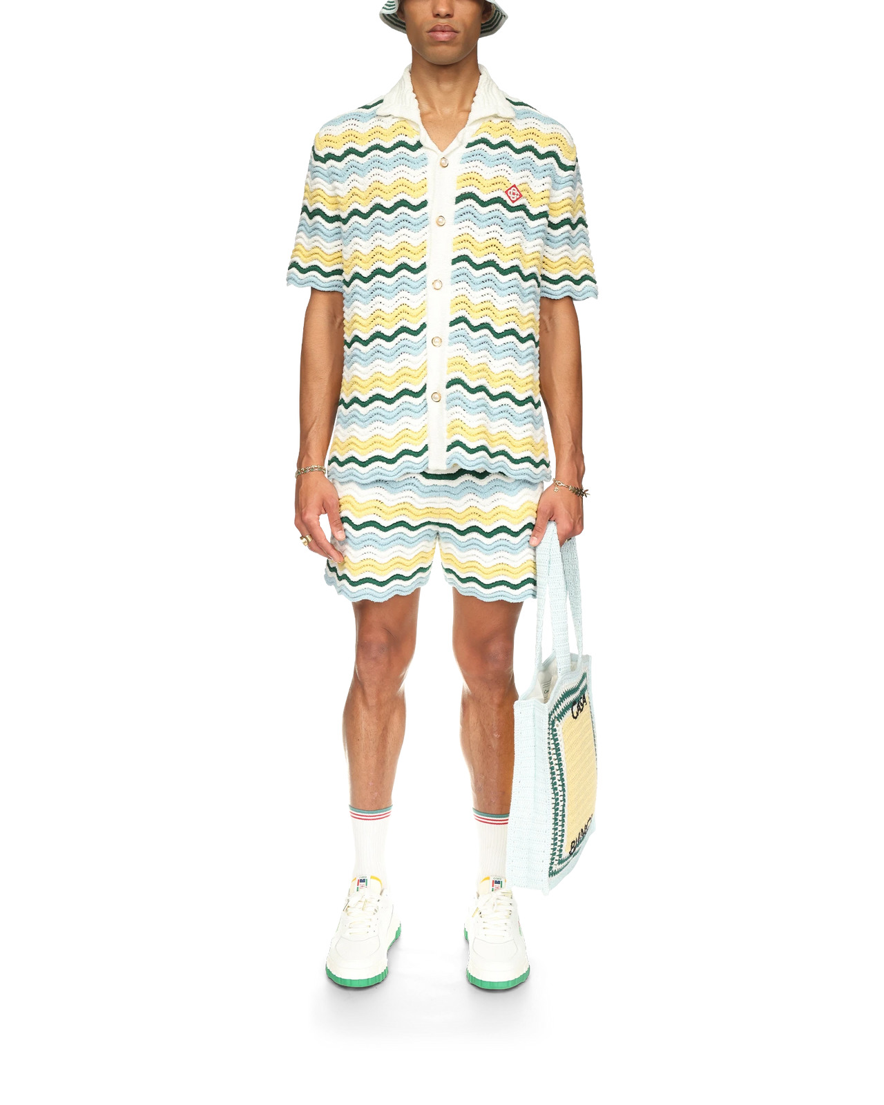 Wavy Boucle Shorts | Casablanca Paris - 2