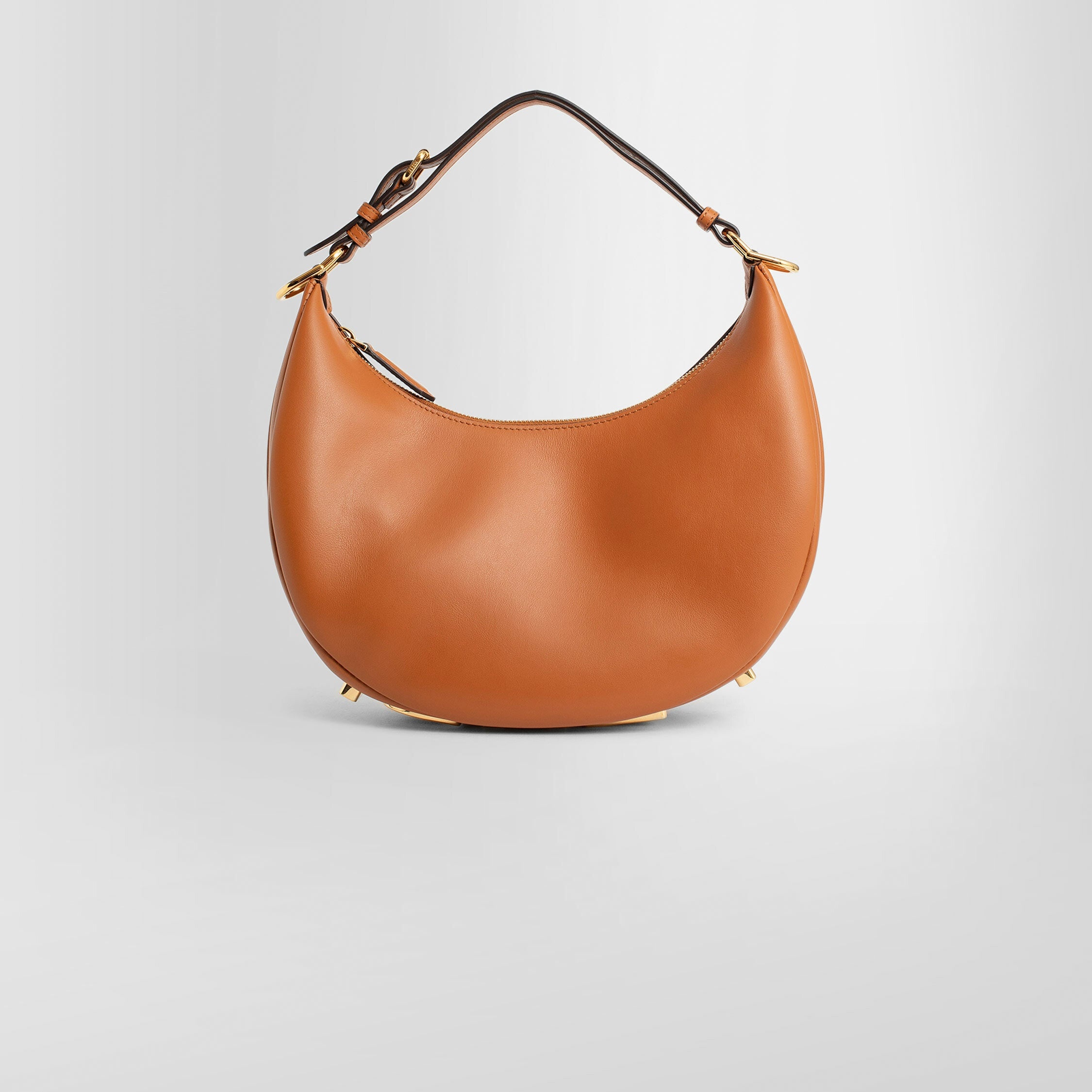 FENDI WOMAN BROWN SHOULDER BAGS - 5