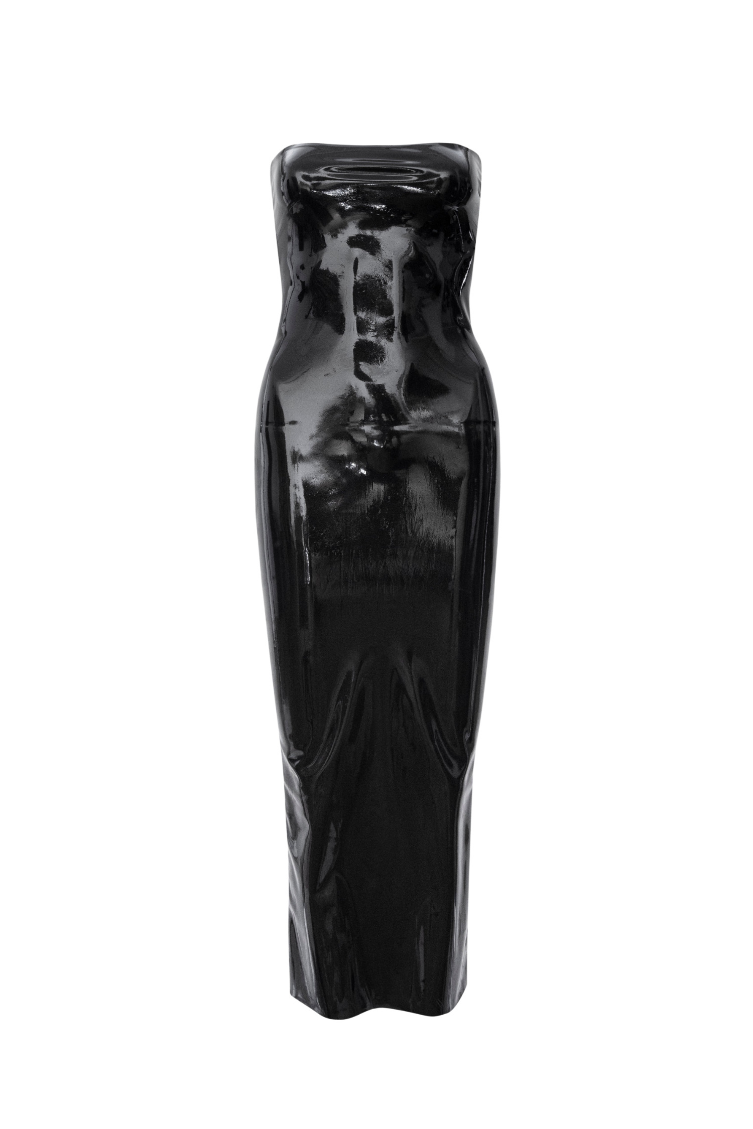 LILA DRESS - BLACK LATEX - 1