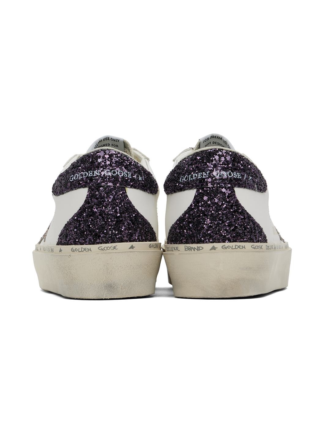 White & Purple Hi Star Classic Sneakers - 2