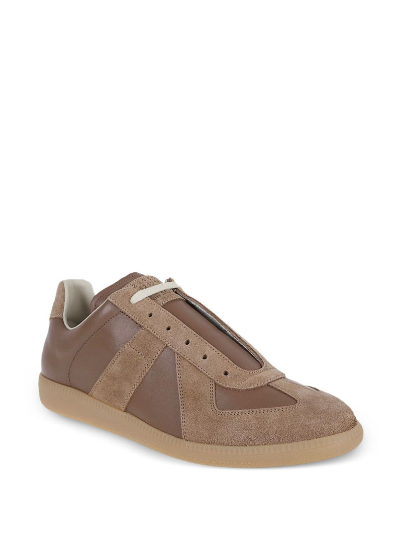 Maison Margiela multi-panel replica leather sneakers outlook