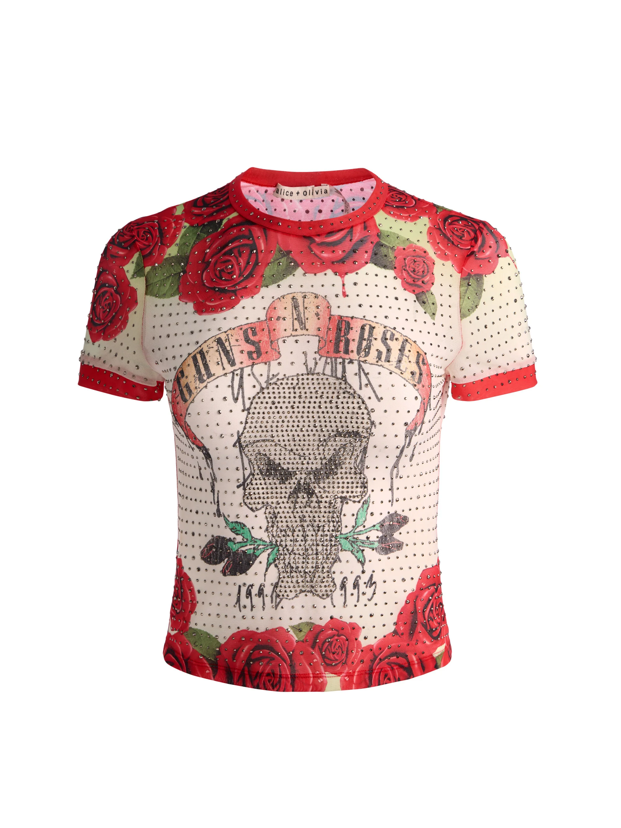 TESS EMBELLISHED TEE - 1