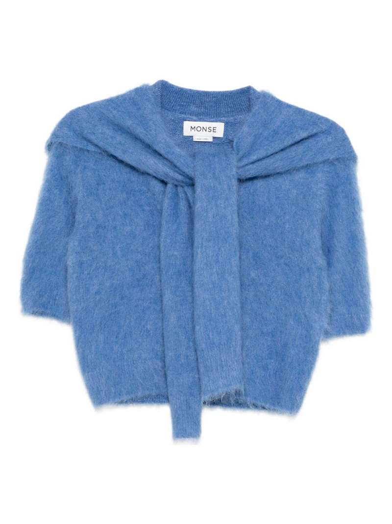 knitted scarf top 1