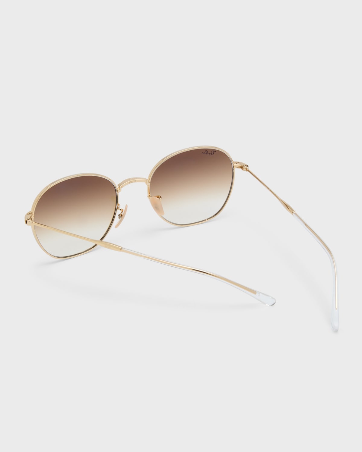 Gradient Metal Round Sunglasses, 55MM - 2