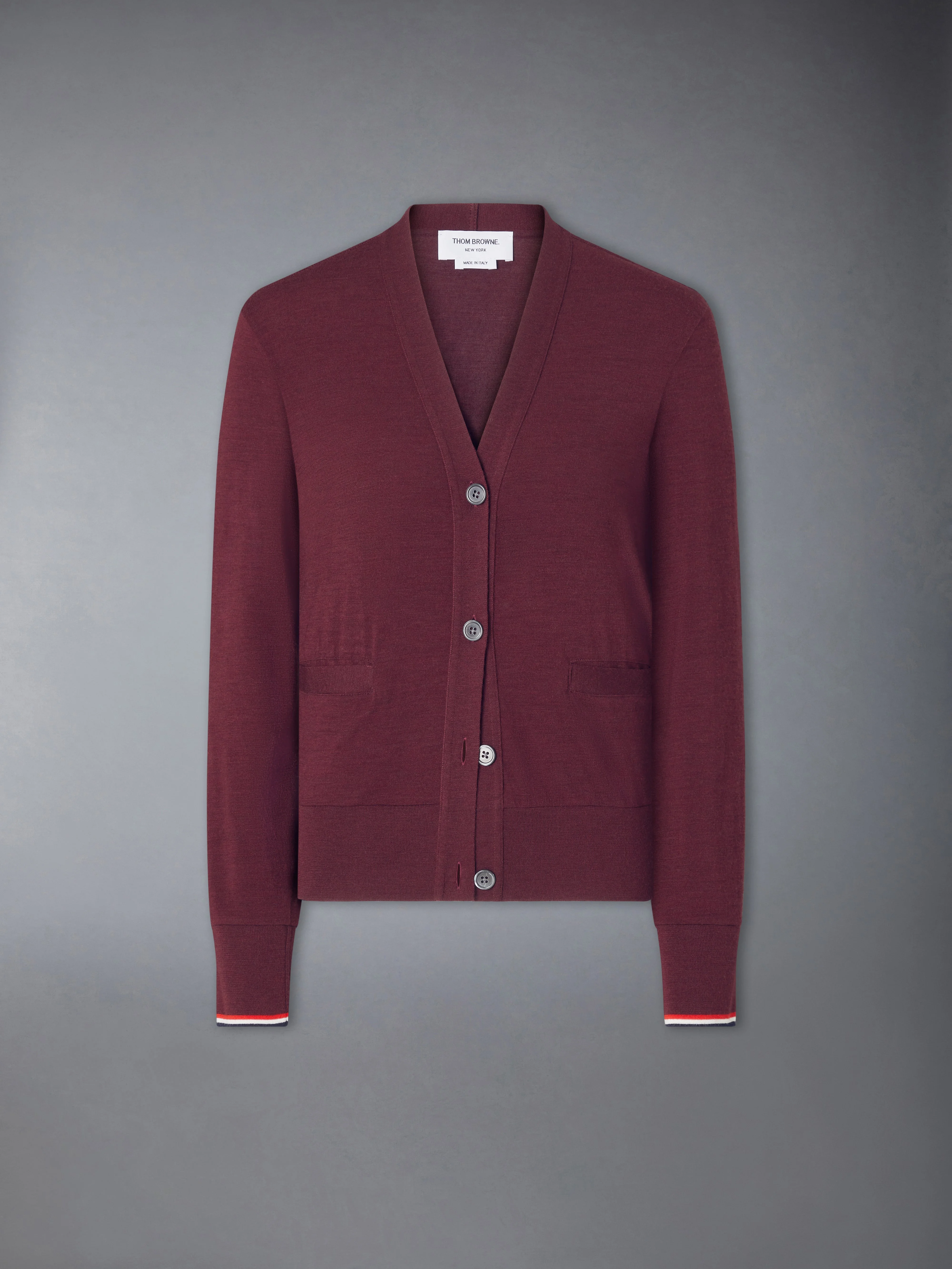 WOOL JERSEY CARDIGAN - 1