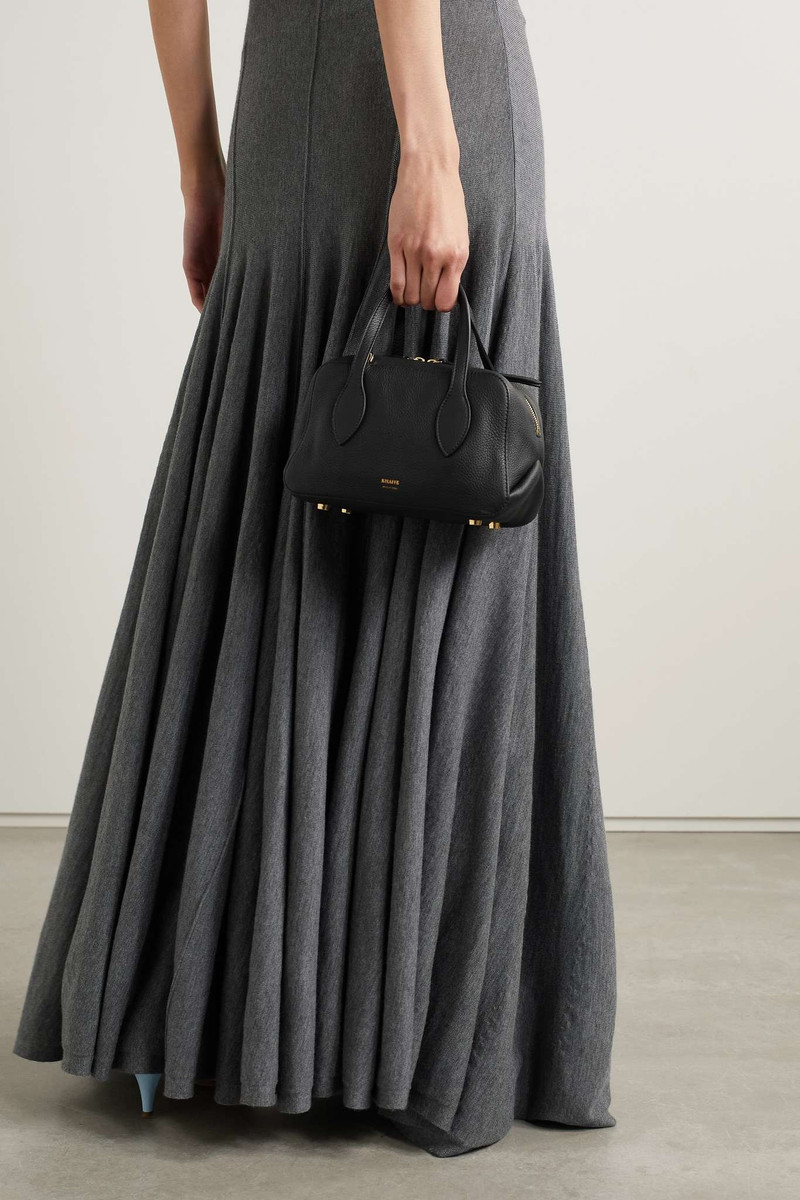 KHAITE Maeve small textured-leather tote outlook