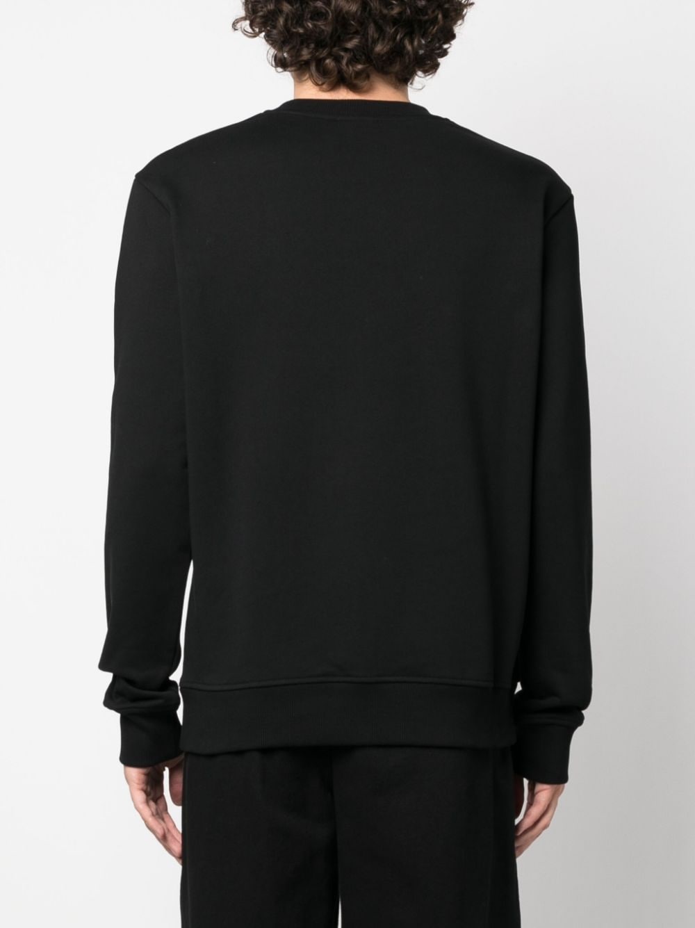 logo-print cotton sweatshirt - 4