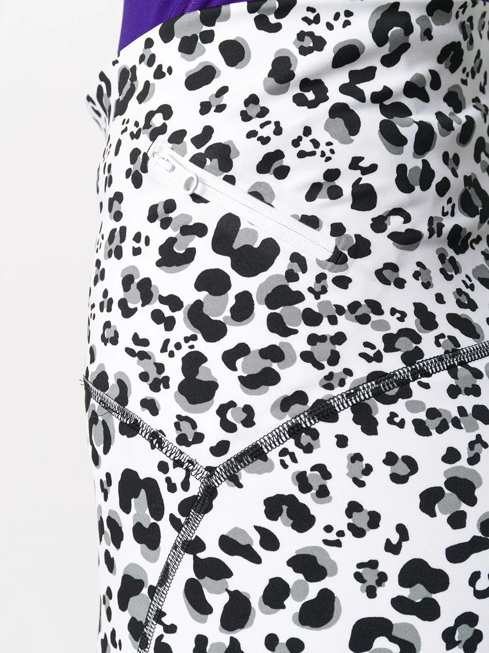 animal-print cropped leggings - 5