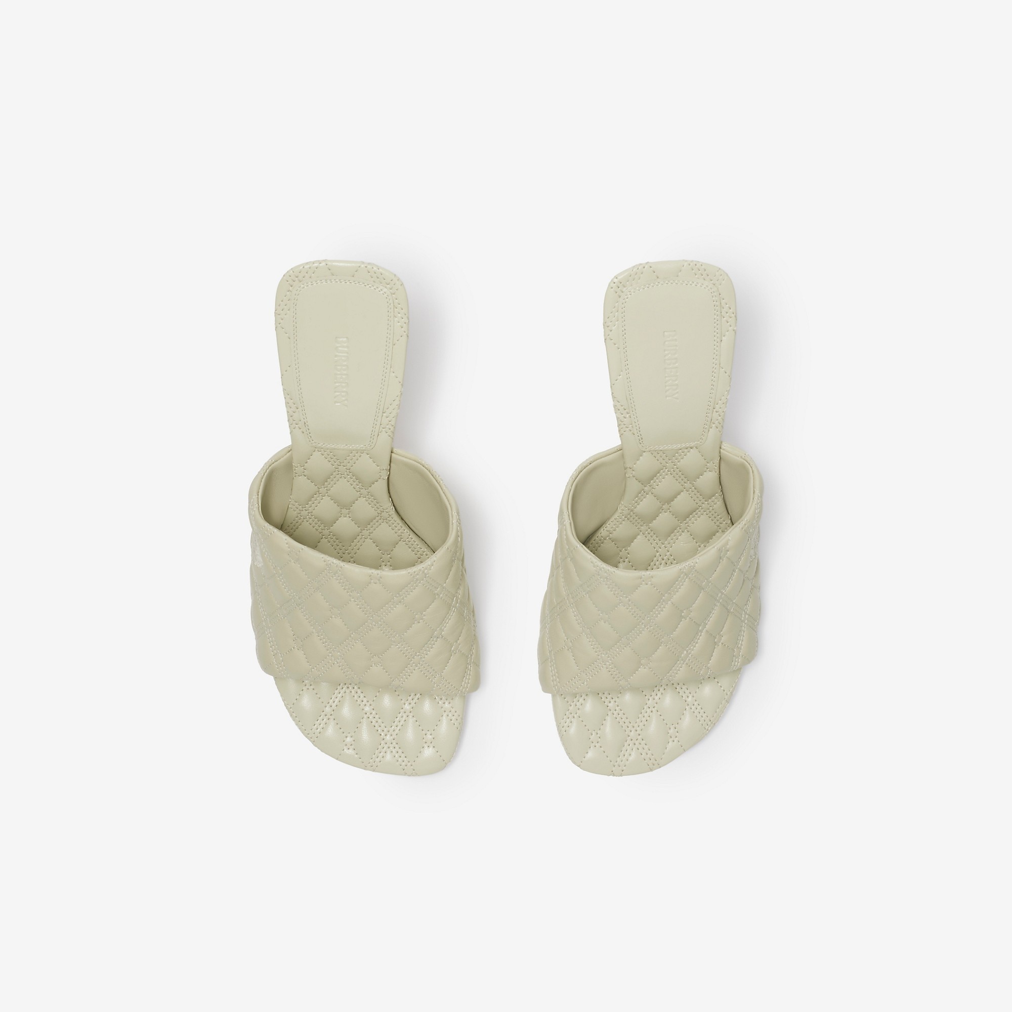 Leather Quilt Mules - 5